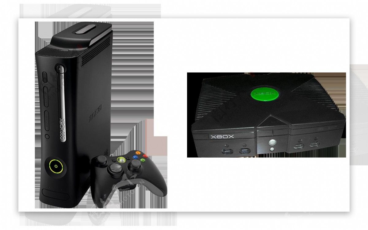 Xbox游戏机图免抠png透明图层素材