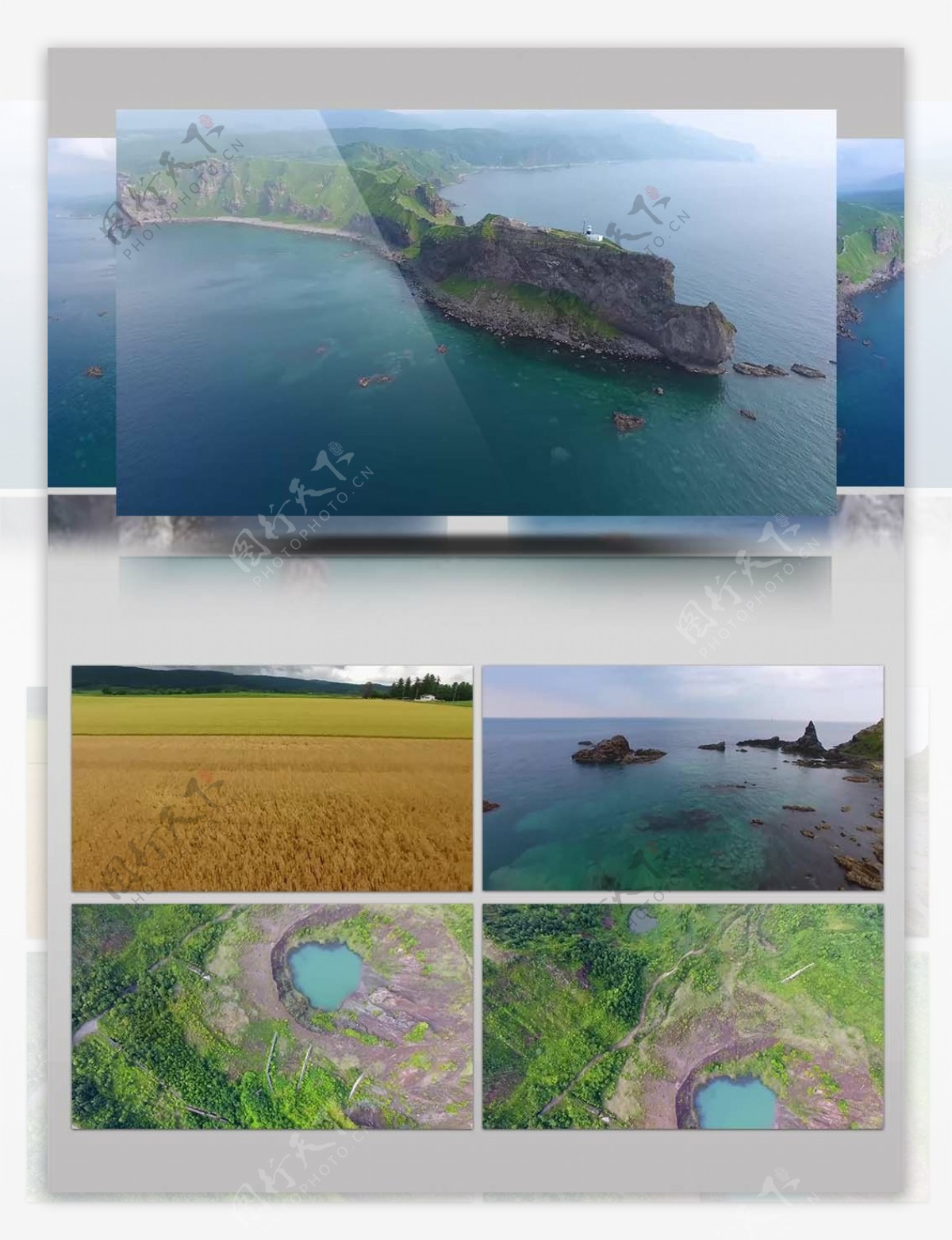 4K航拍日本北海道旅游宣传视频素材
