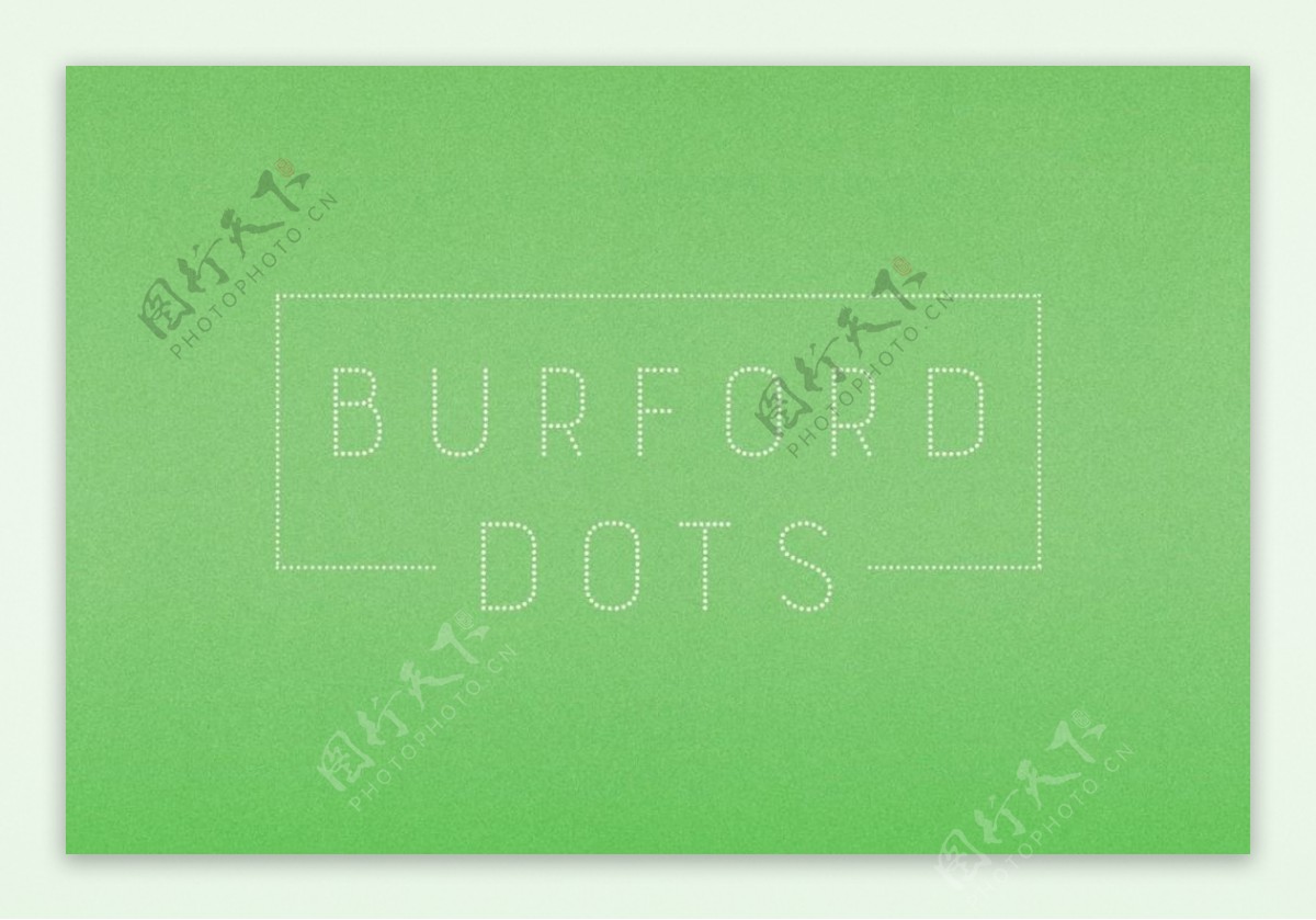 BurfordDots英文字体库