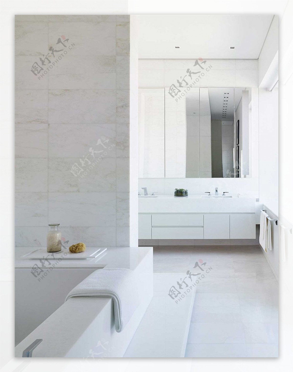 简约风格别墅浴室装修设计图片_装信通网效果图