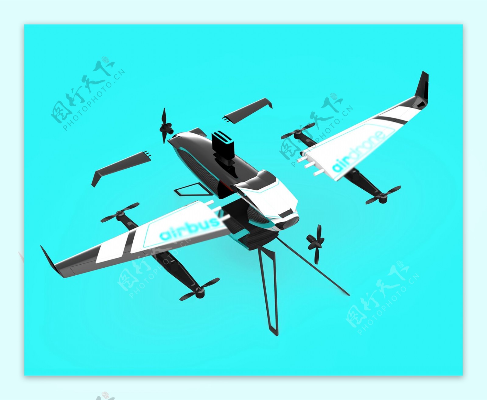 可组装的飞行飞机玩具jpg素材