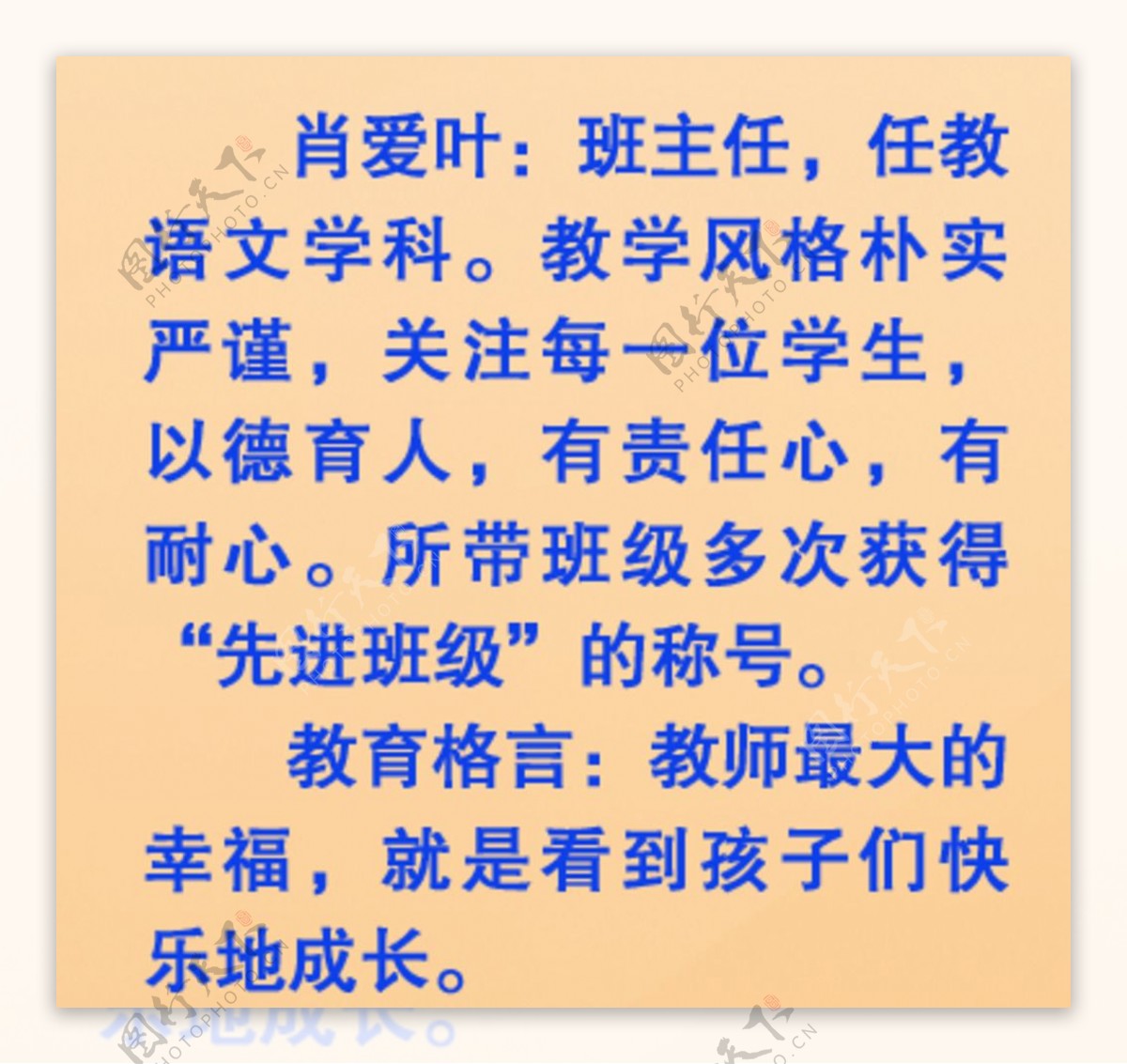 教师简介