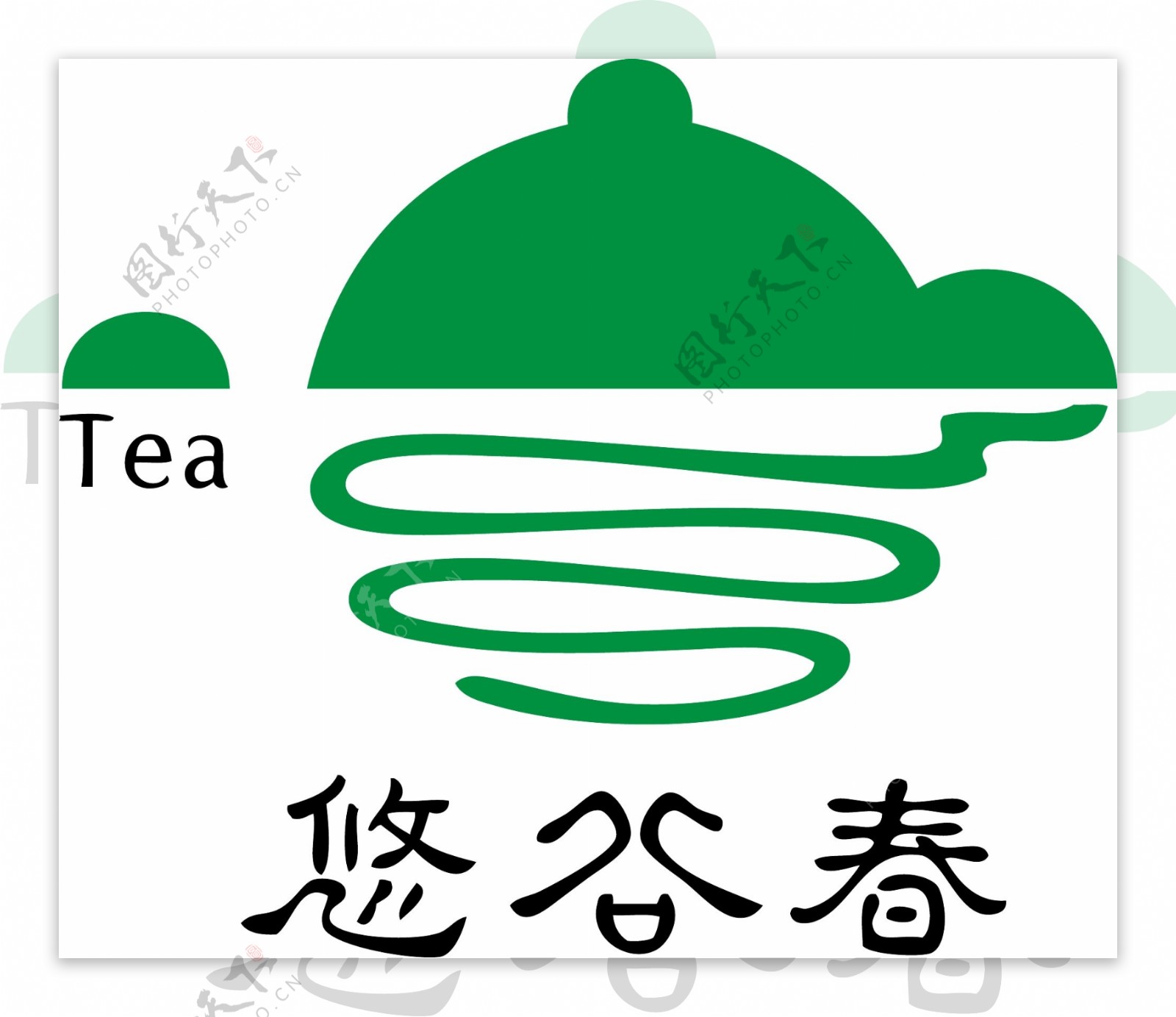 悠谷春TEA标志