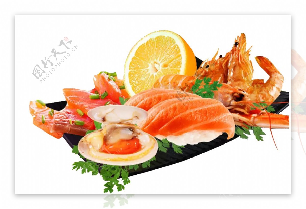 高端日式海鲜料理美食产品实物
