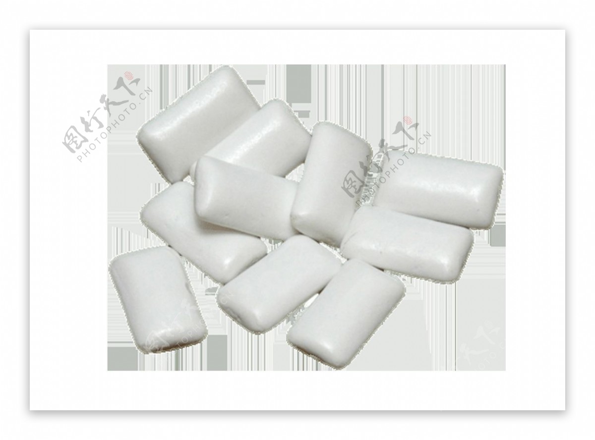 白色木糖醇糖果png元素