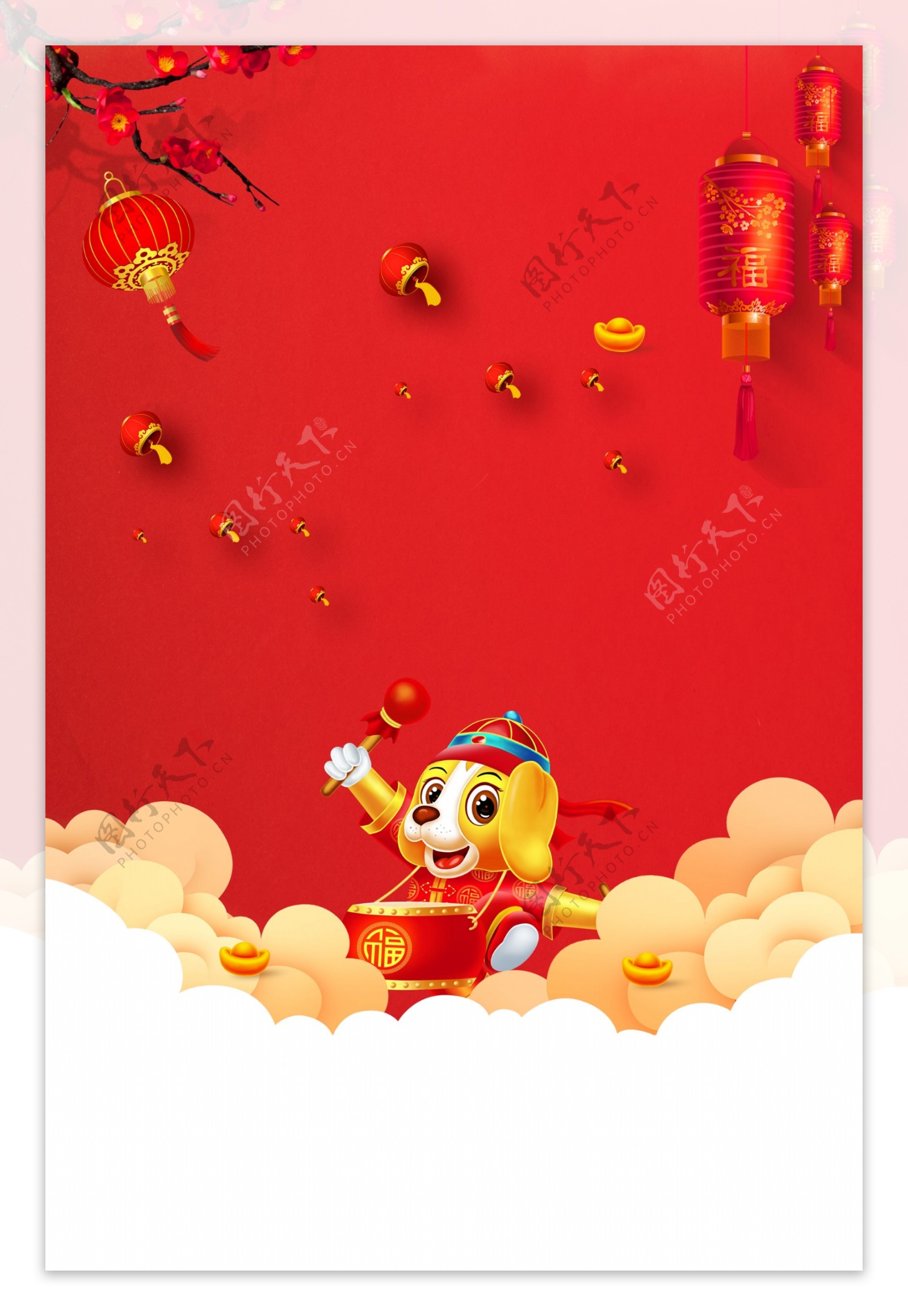 喜庆中国风新春海报设计