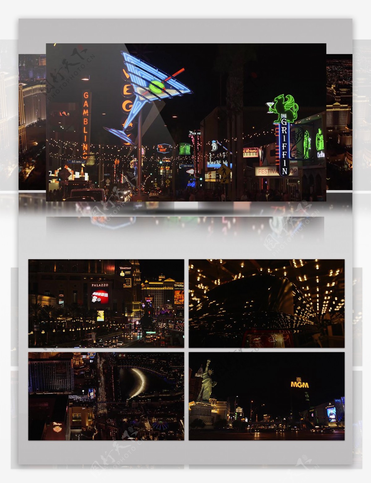 4k现代科技智能城市旧金山航拍夜景风光