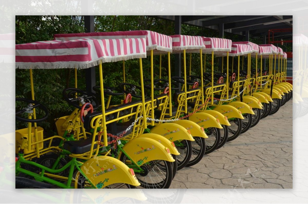 奥威特系列观光自行车 自行车豪华型多人骑 景点旅游观光车-阿里巴巴