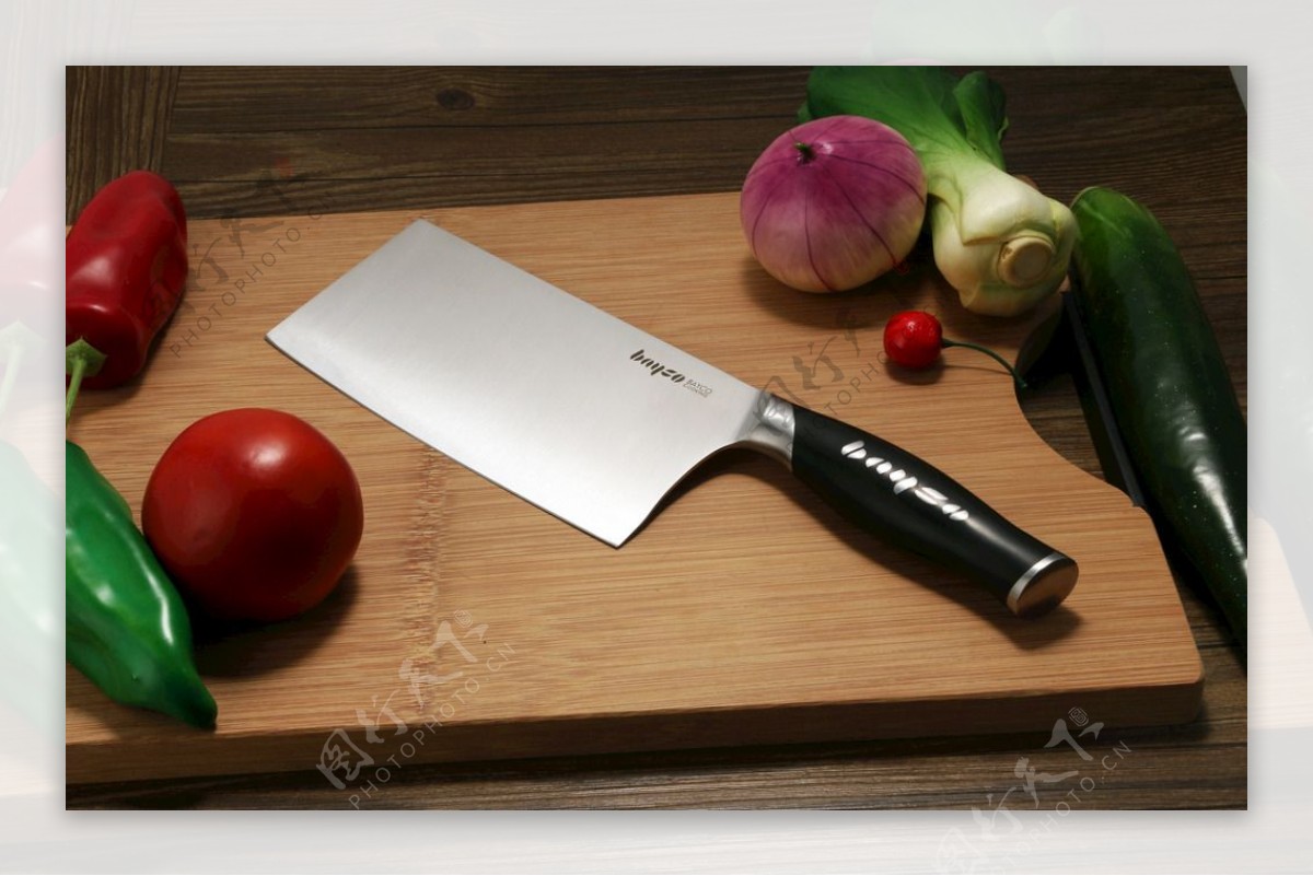 锋利菜刀厨房高清摄影