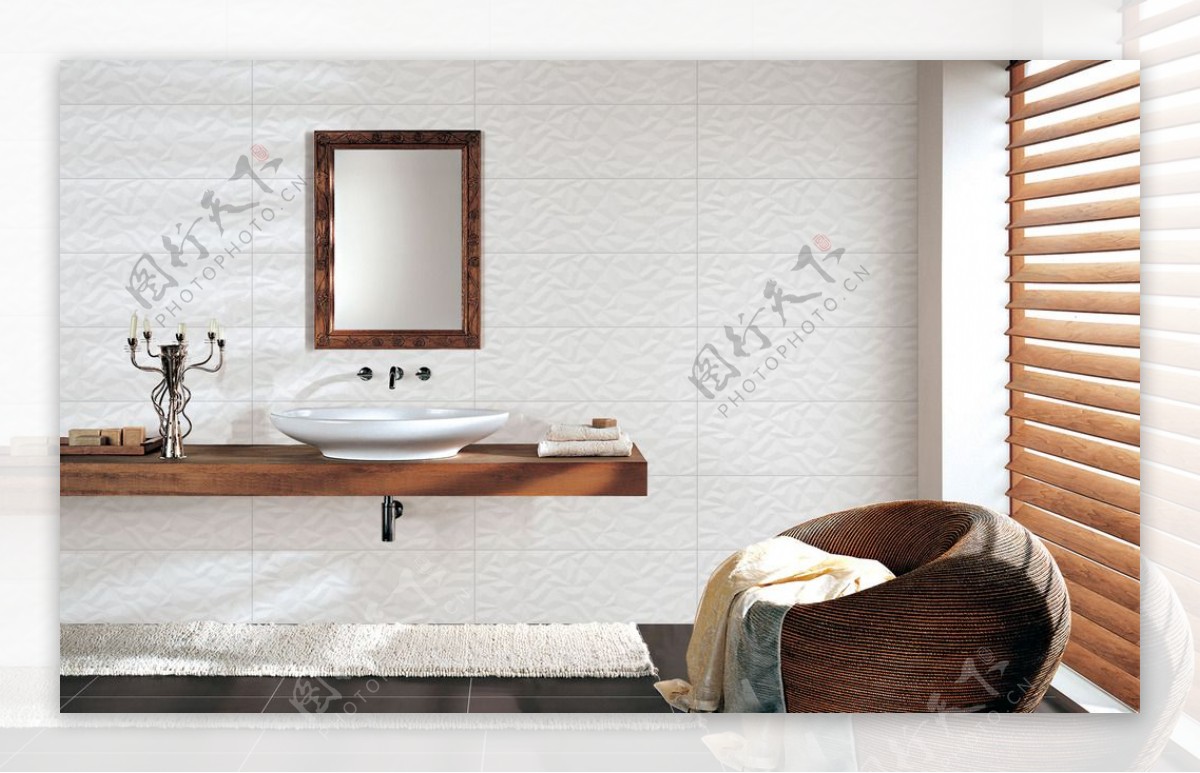 浴室瓷砖效果图