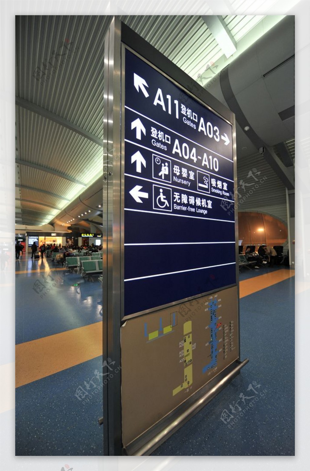 重庆机场导示牌
