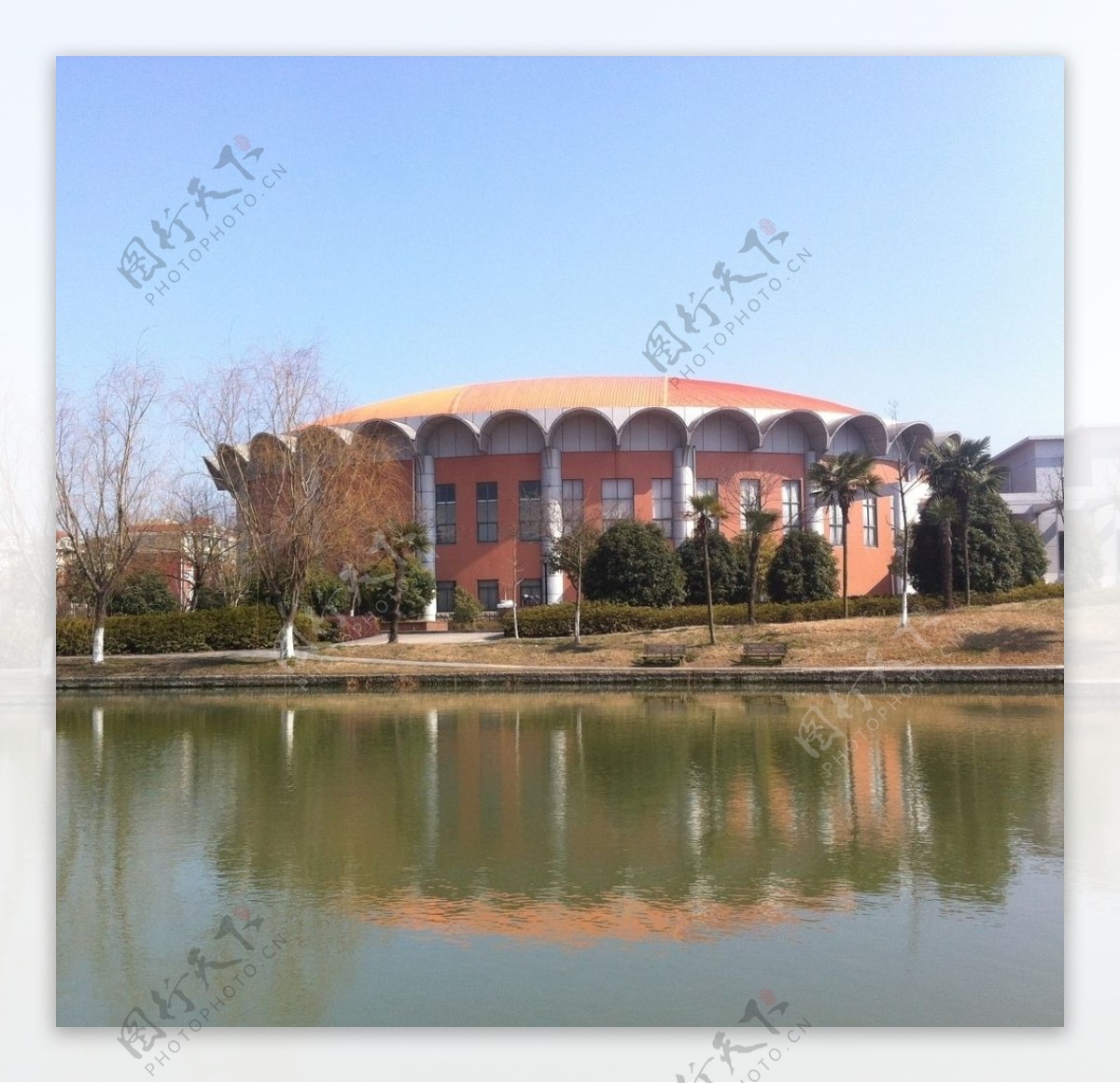 安徽工程大学校园景色－几何|摄影|环境/建筑|摄影师黄福 - 原创作品 - 站酷 (ZCOOL)