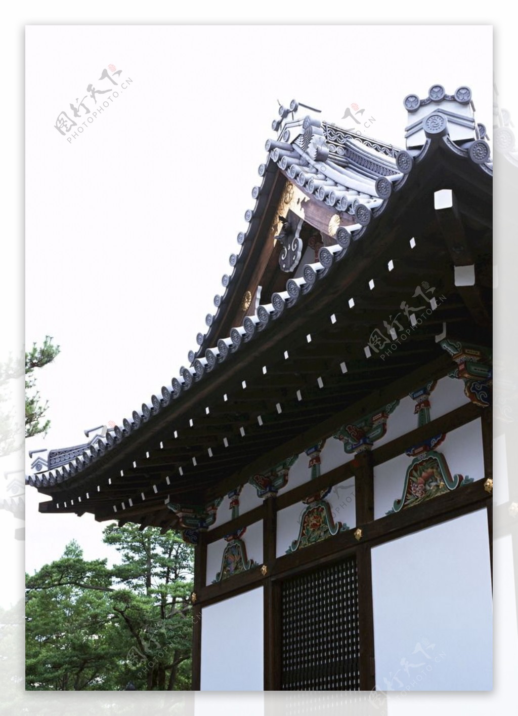 日本古建筑建筑风景房屋