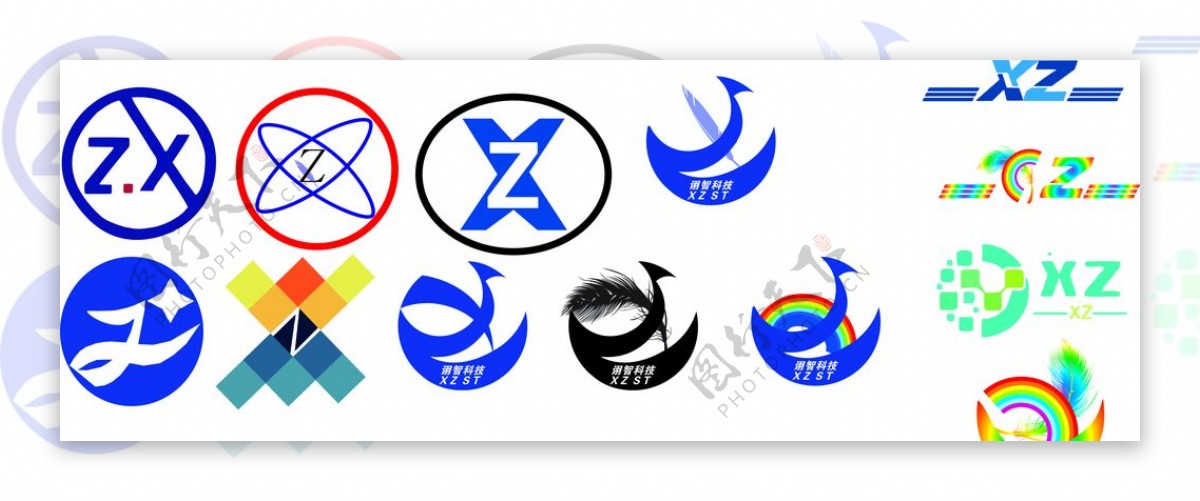 XZ字母logo