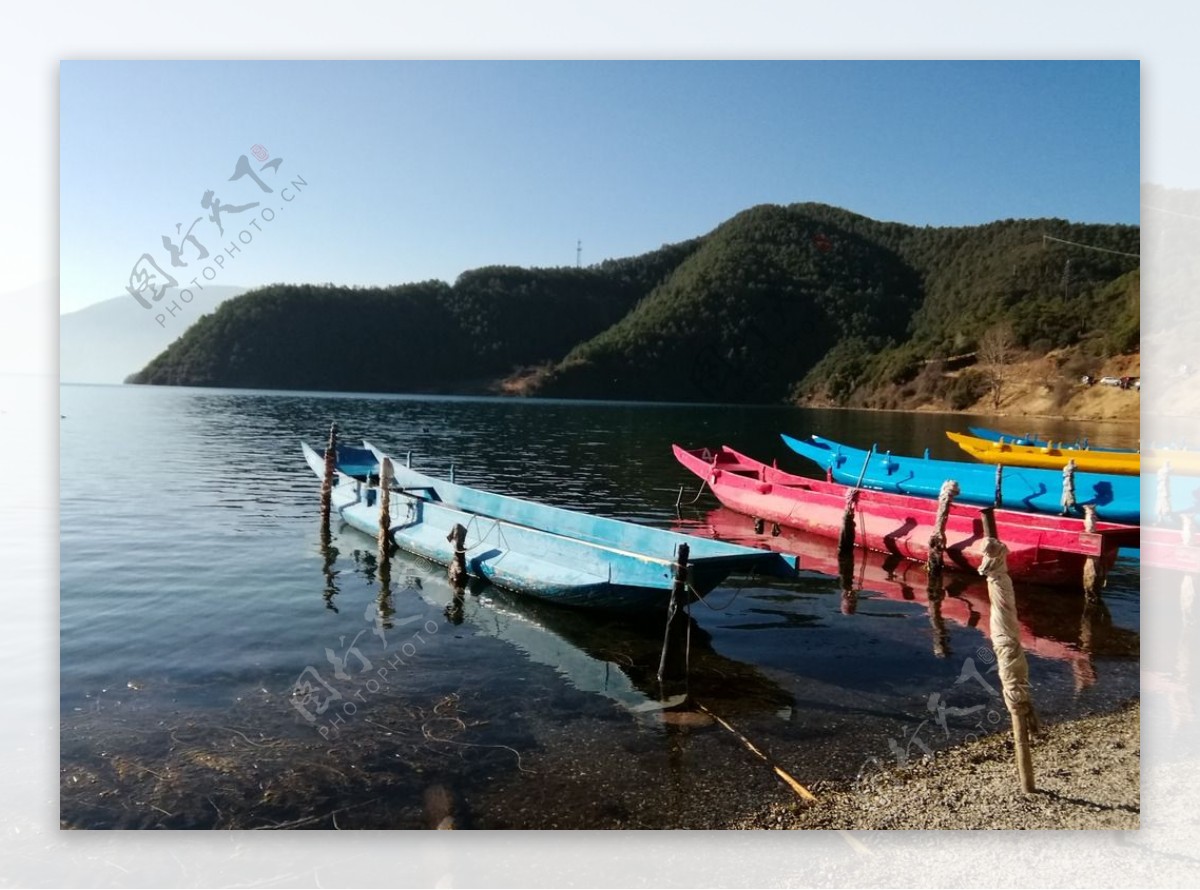 泸沽湖实景