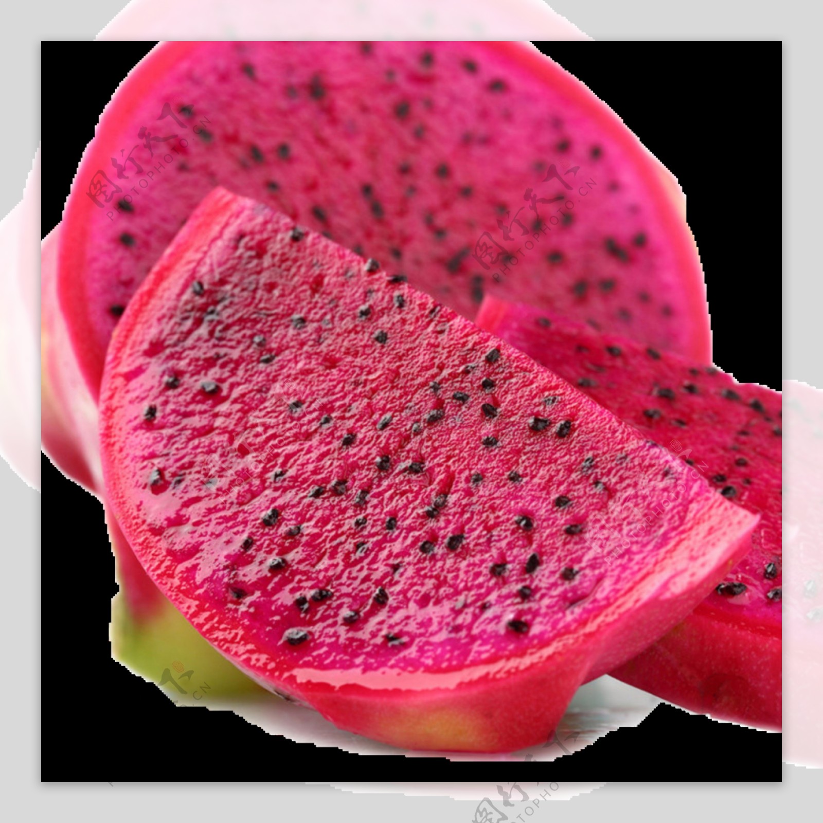 新鲜红瓤火龙果水果元素产品实物
