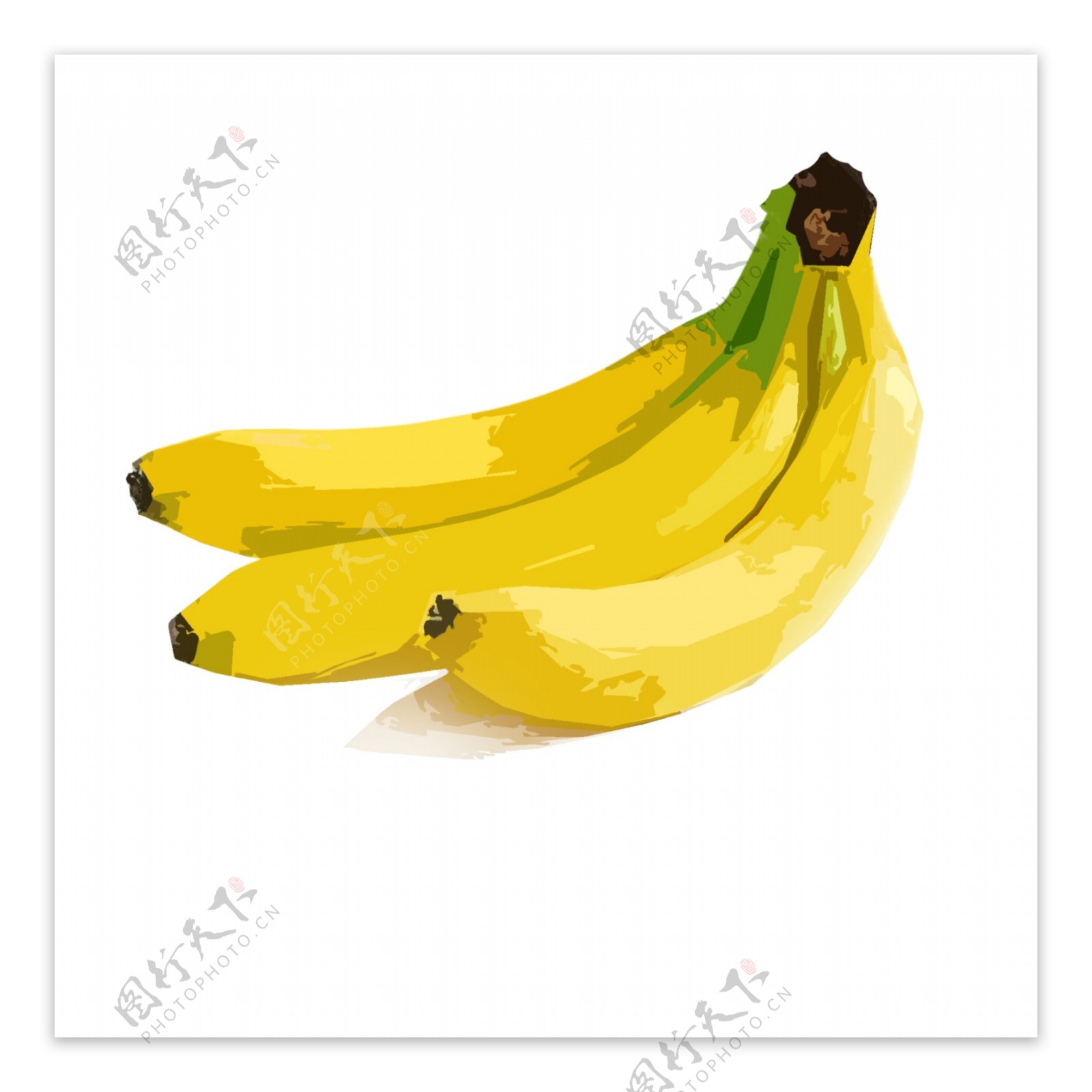 手绘香蕉水果可商用元素