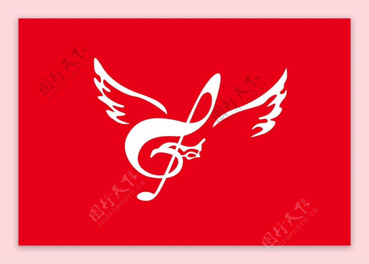 凤凰音符logo标志商标