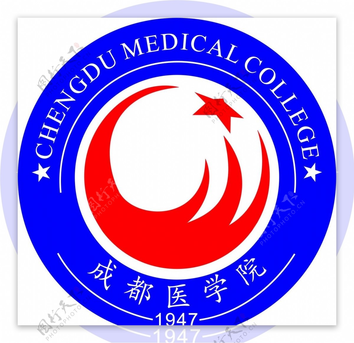 成都医学院logo设计图