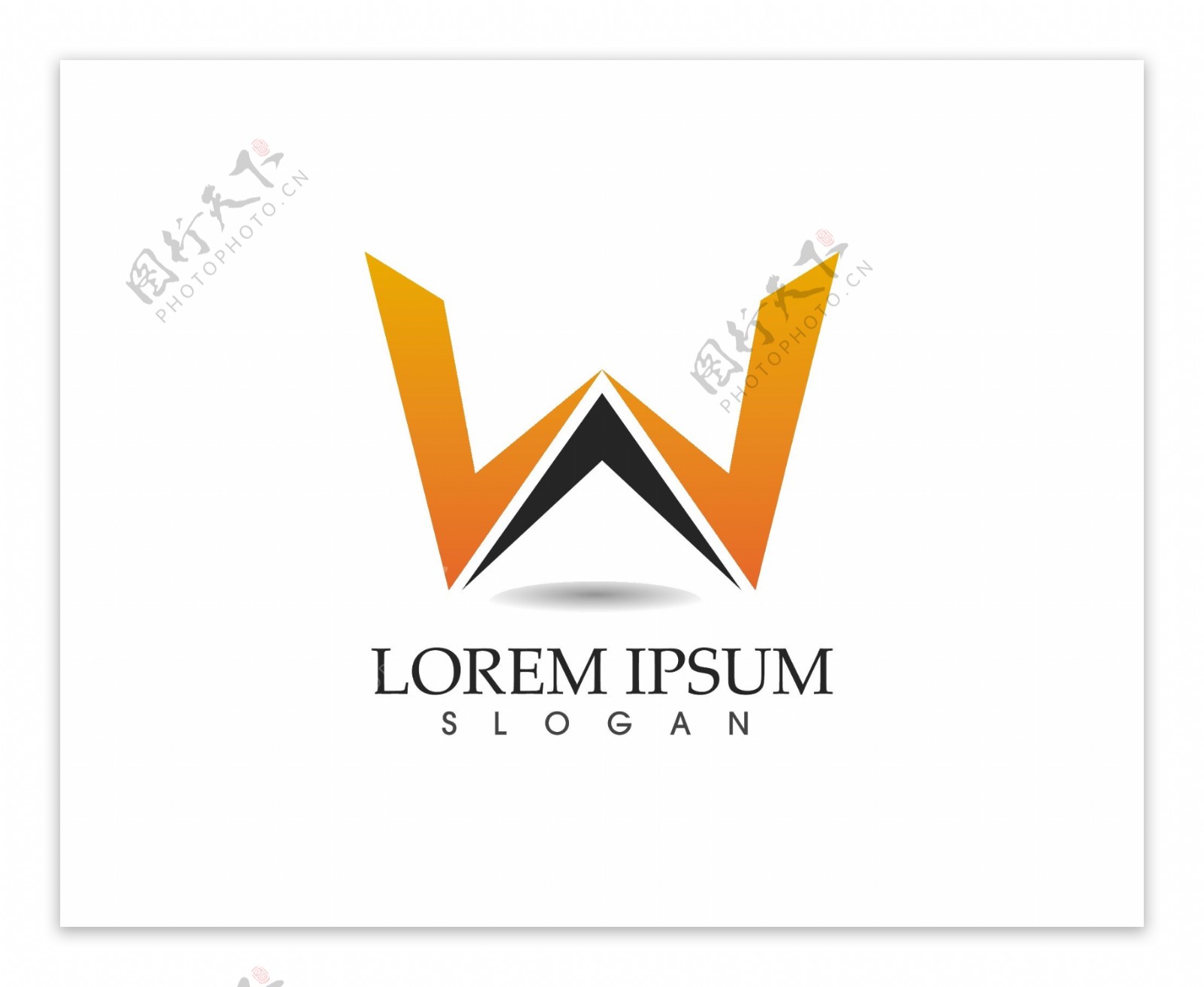 互联网字母造型标识logo