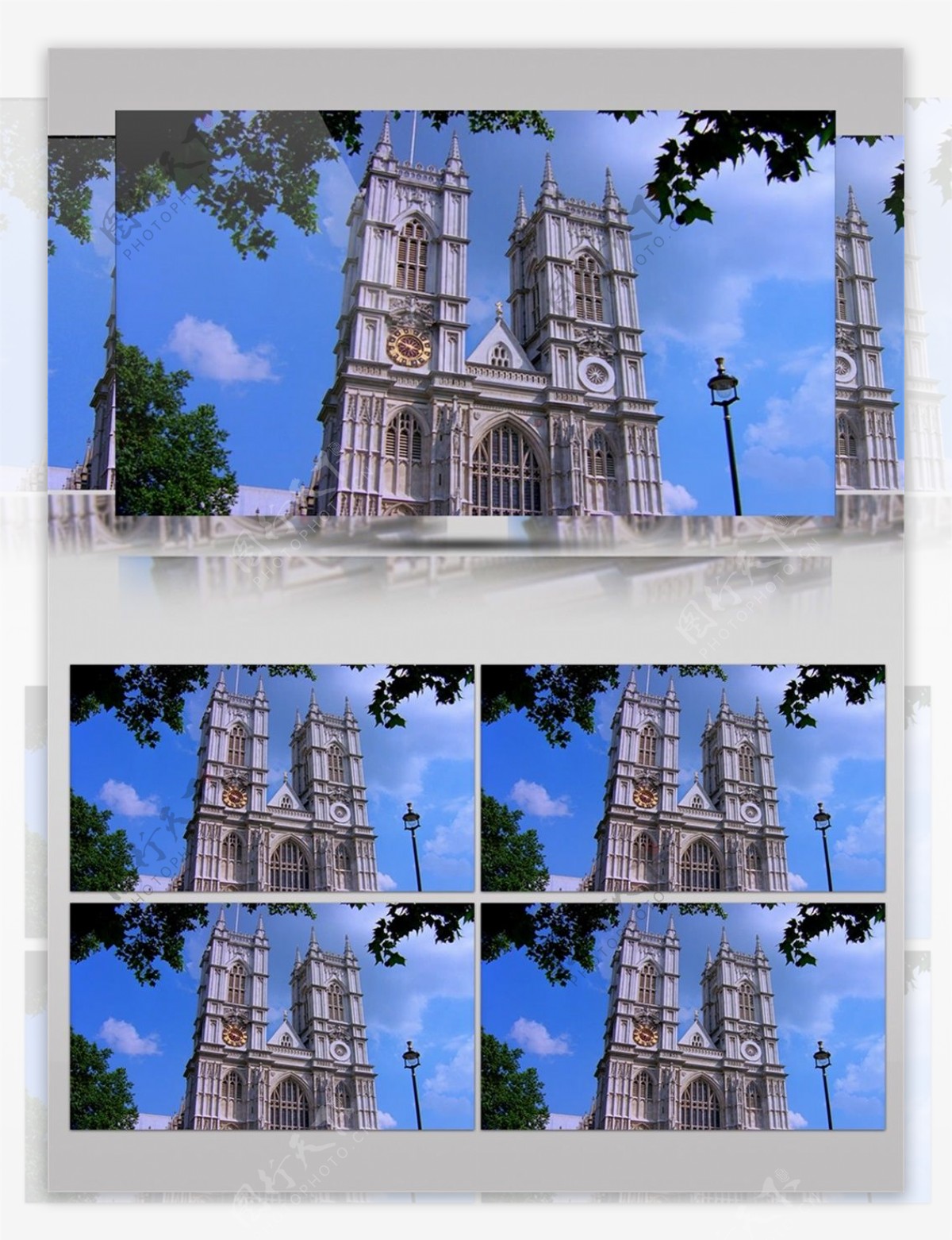 伦敦标志性景色视频音效