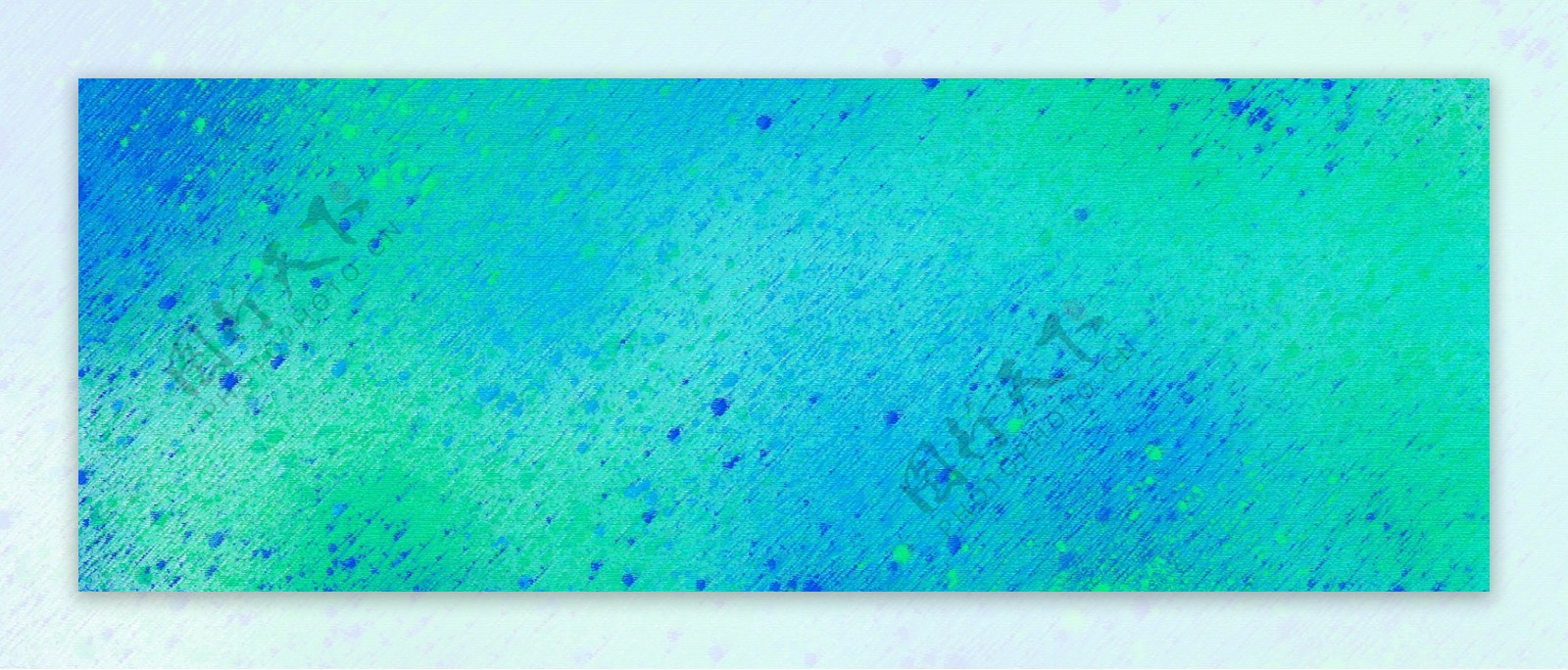 纯原创蓝绿渐变喷溅质感油漆背景