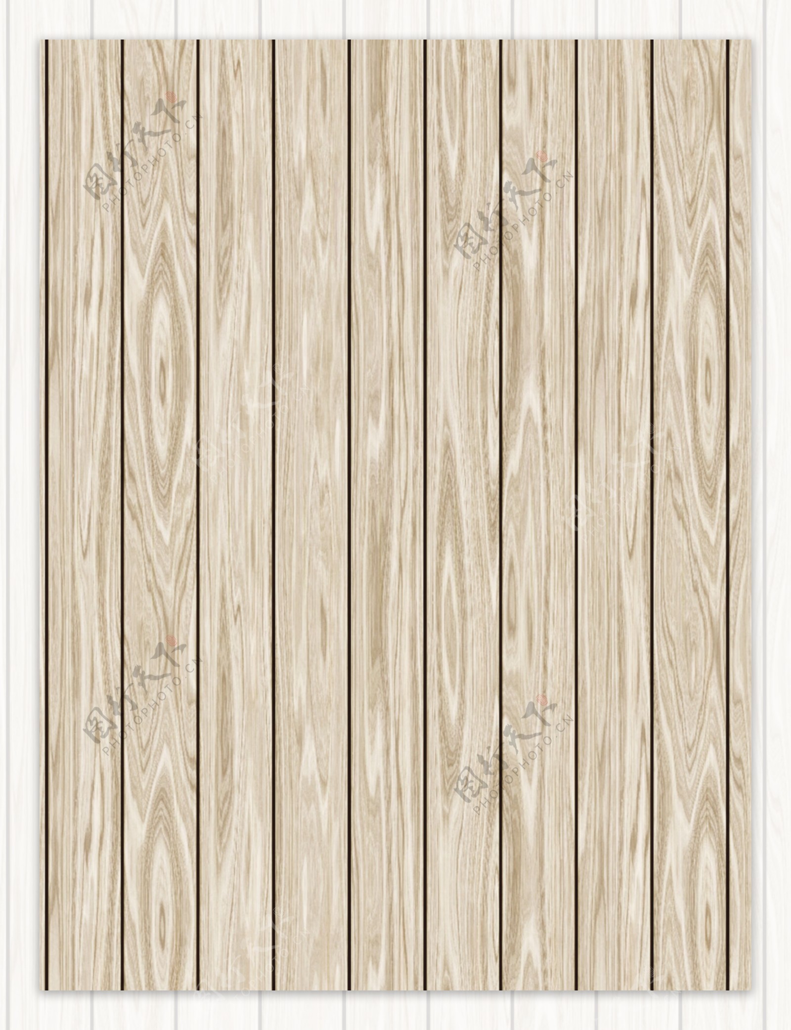 简约手绘白色木纹木板背景