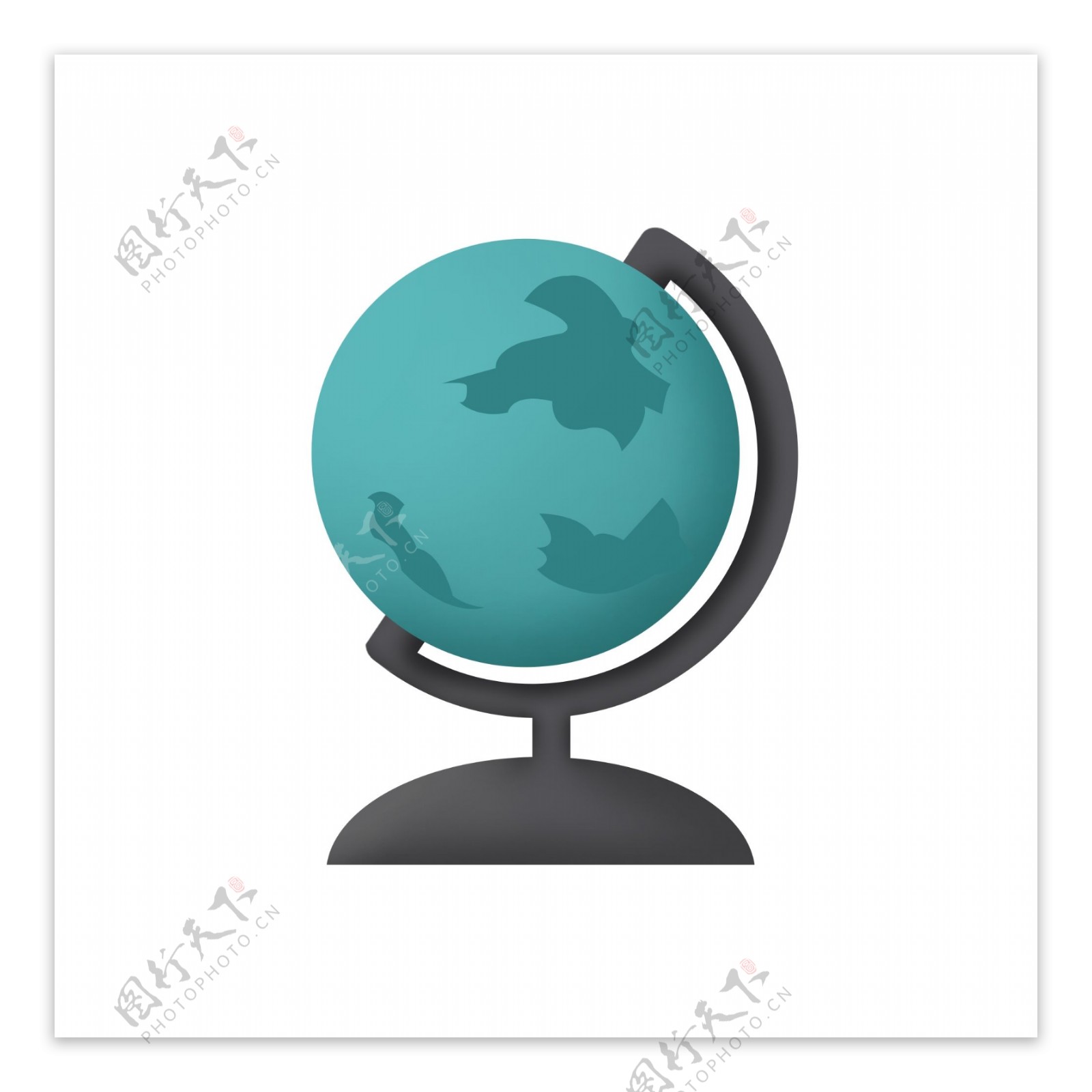 地球仪文具学生用具学习用品简约图标可商用
