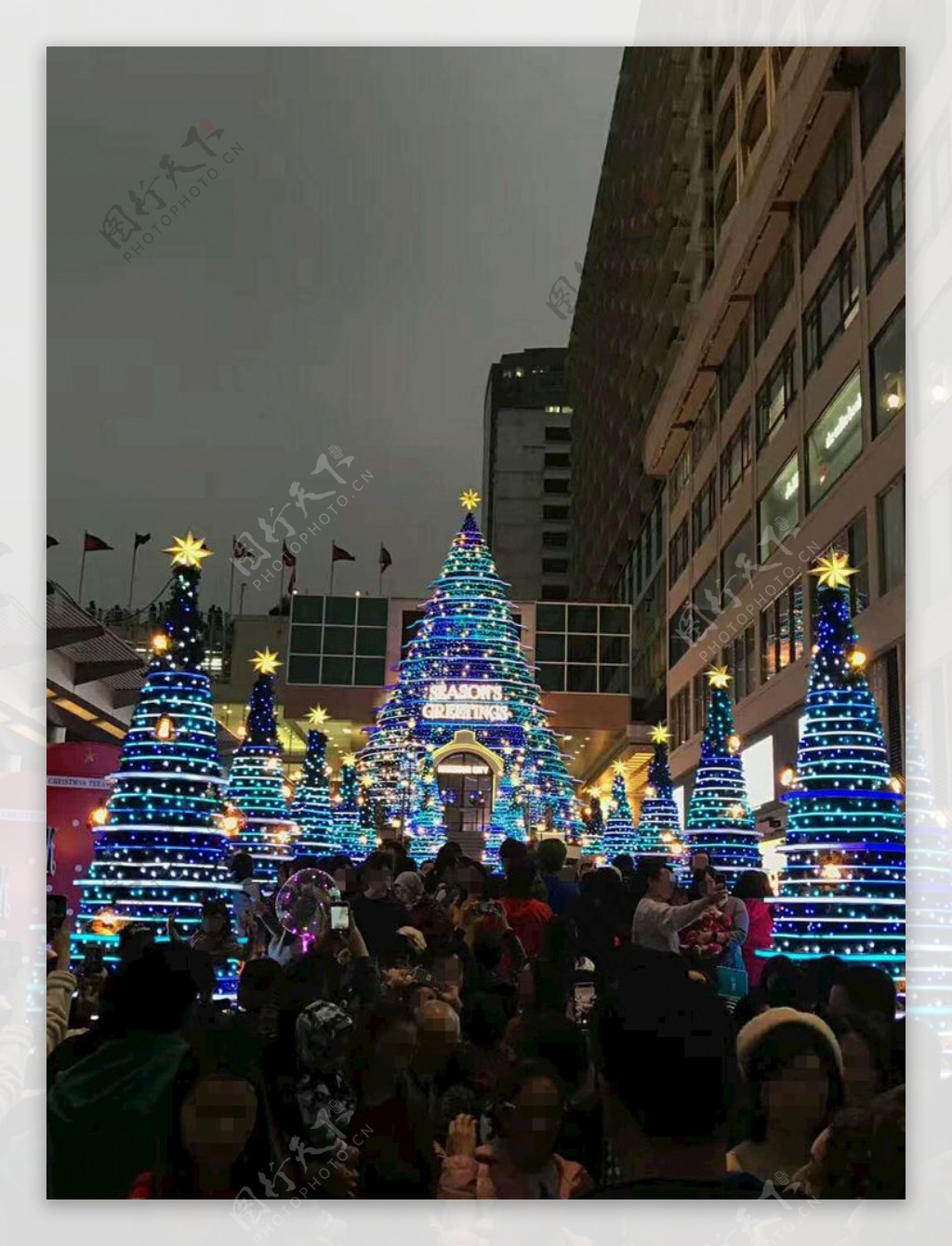 西方圣诞夜景