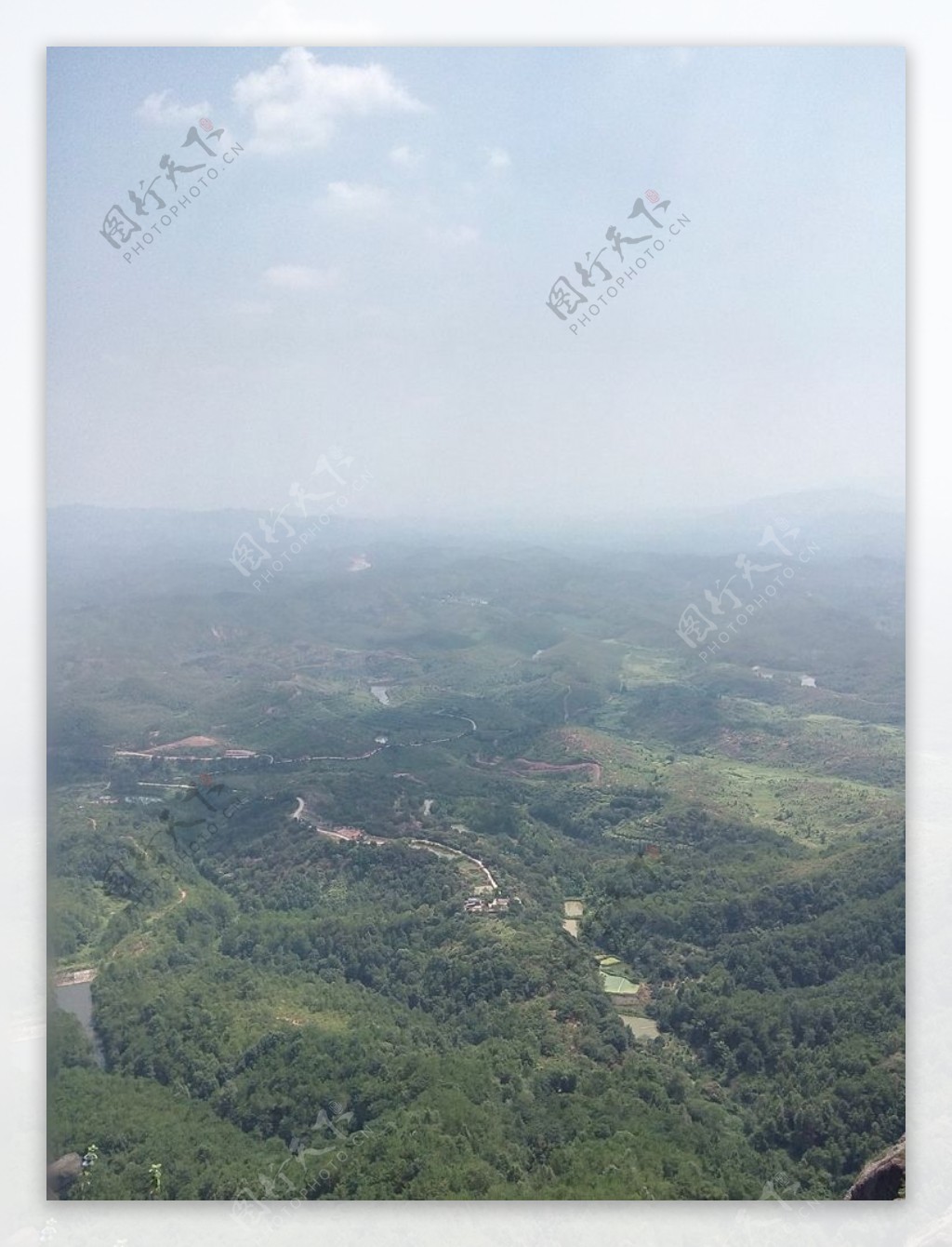 霍山丘陵地貌风景