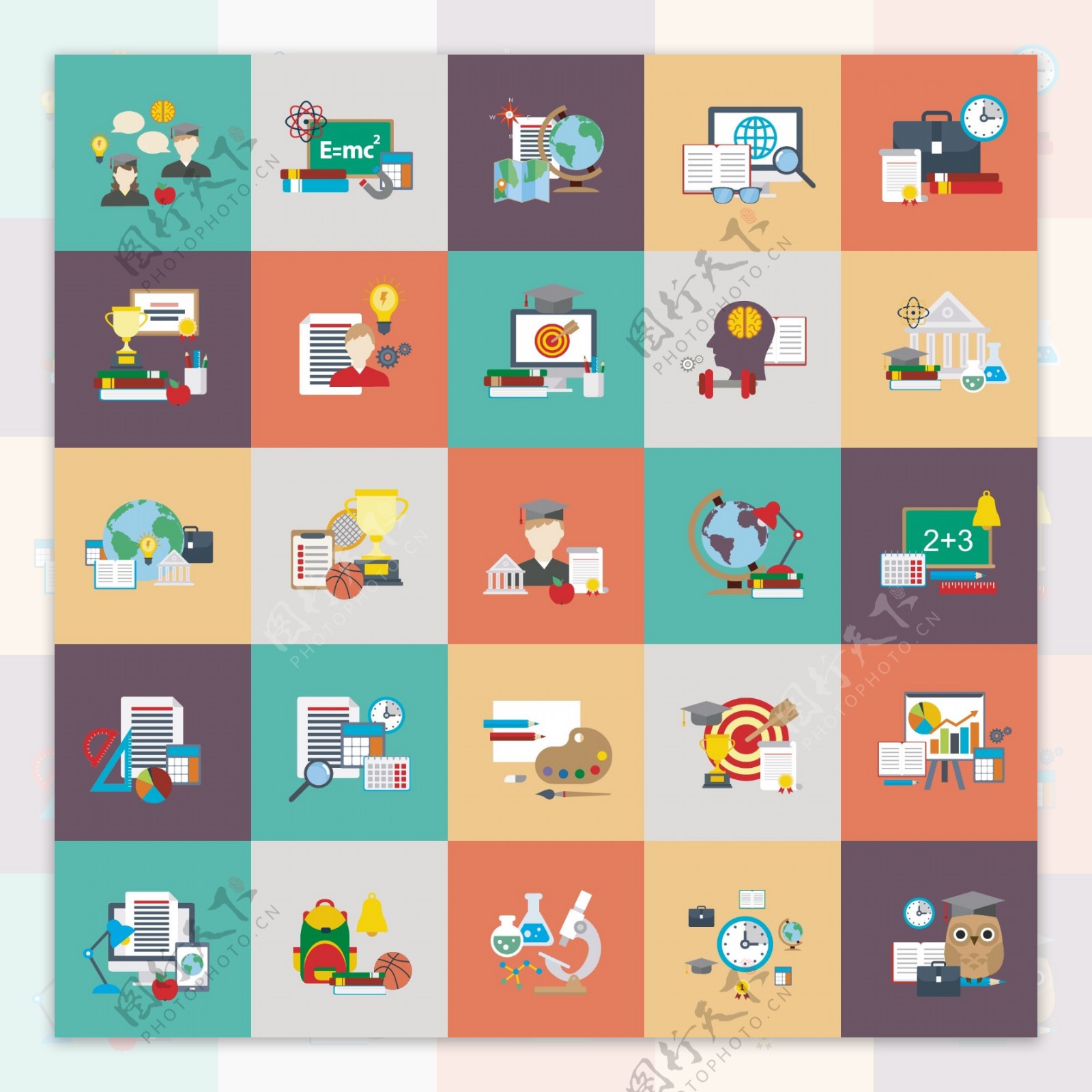25款办公职业图标icon素材