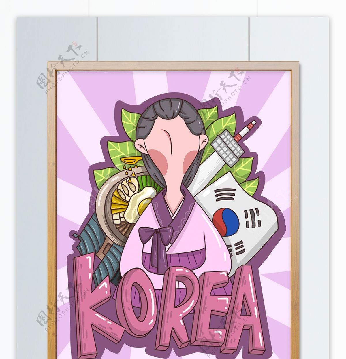 潮漫卡通之韩国形象