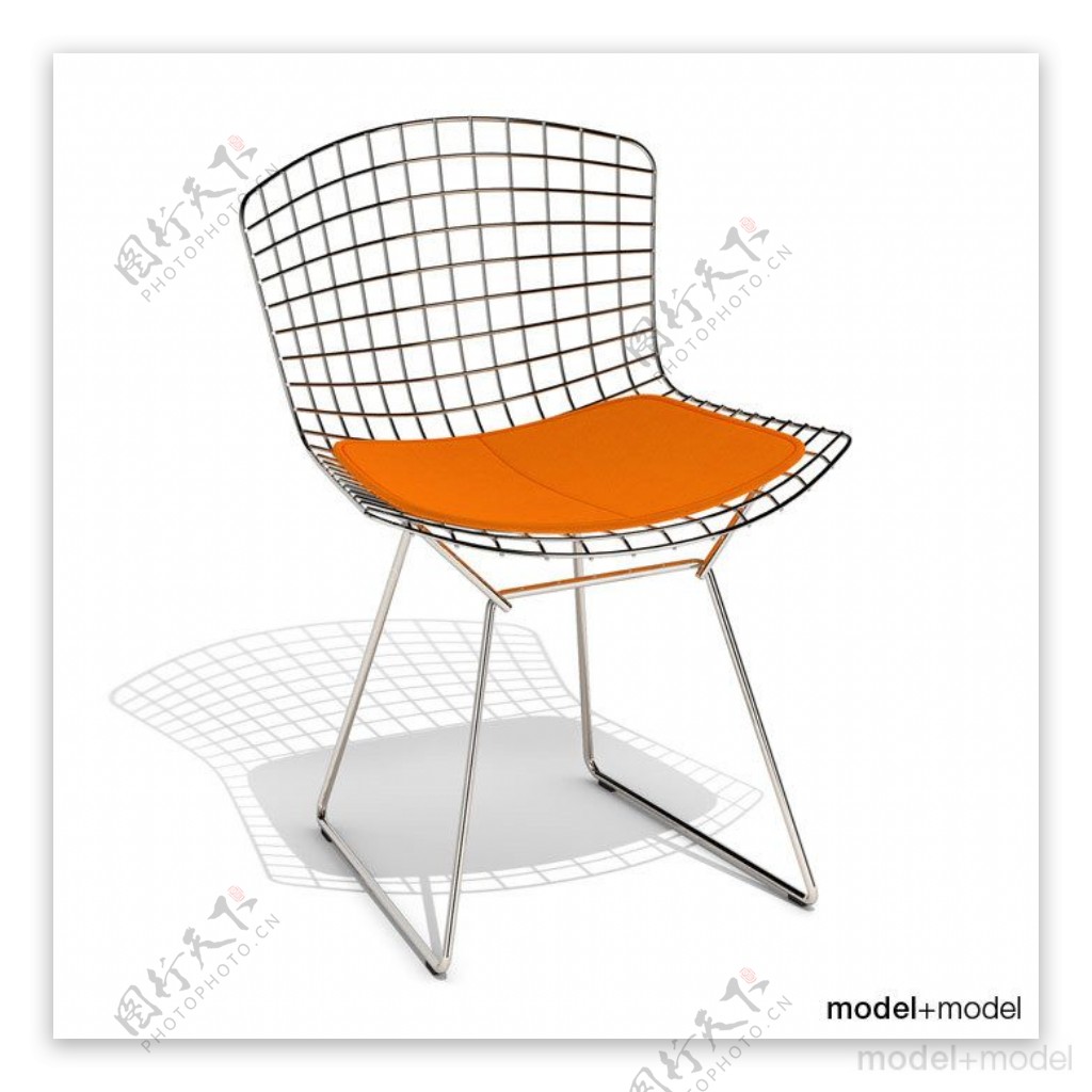 铁艺椅子模型