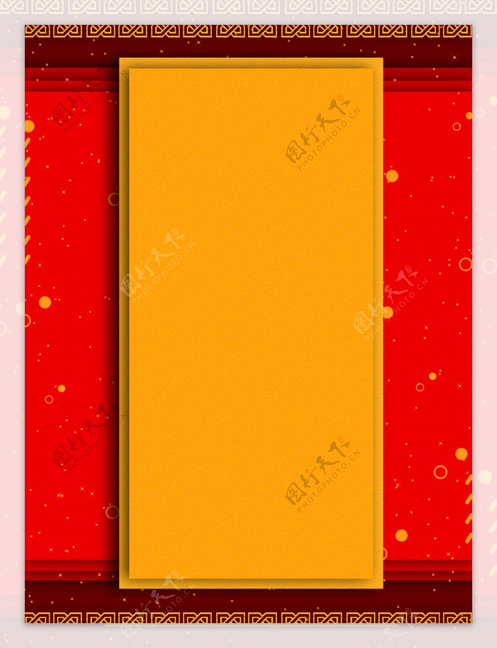 原创中国古典红墙背景