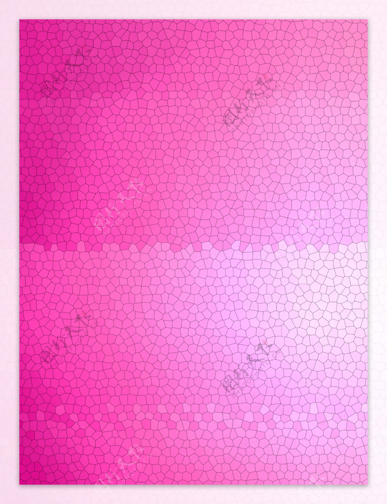 纯原创粉色碎片玻璃彩色质感H5背景