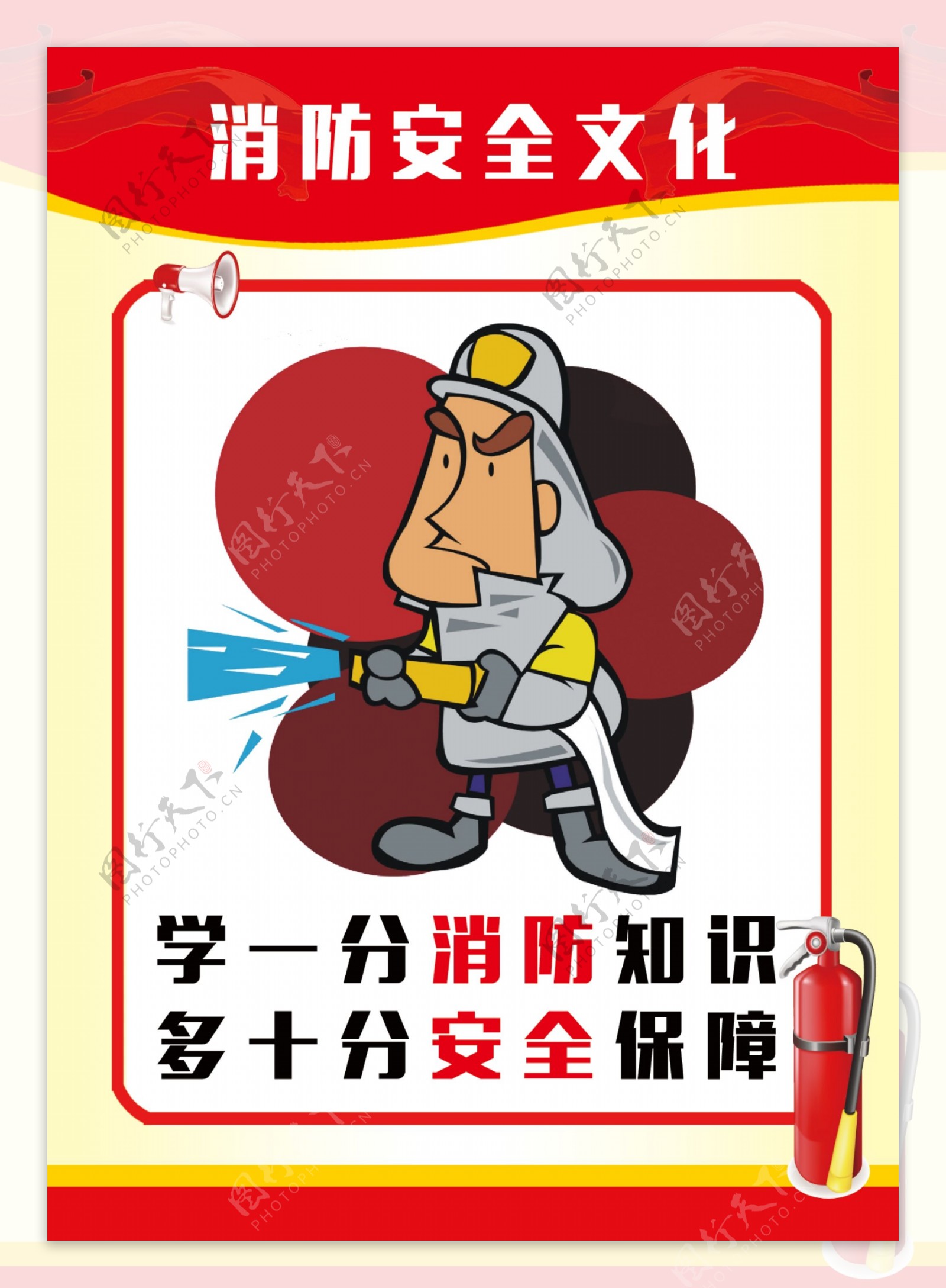 消防安全教育展板