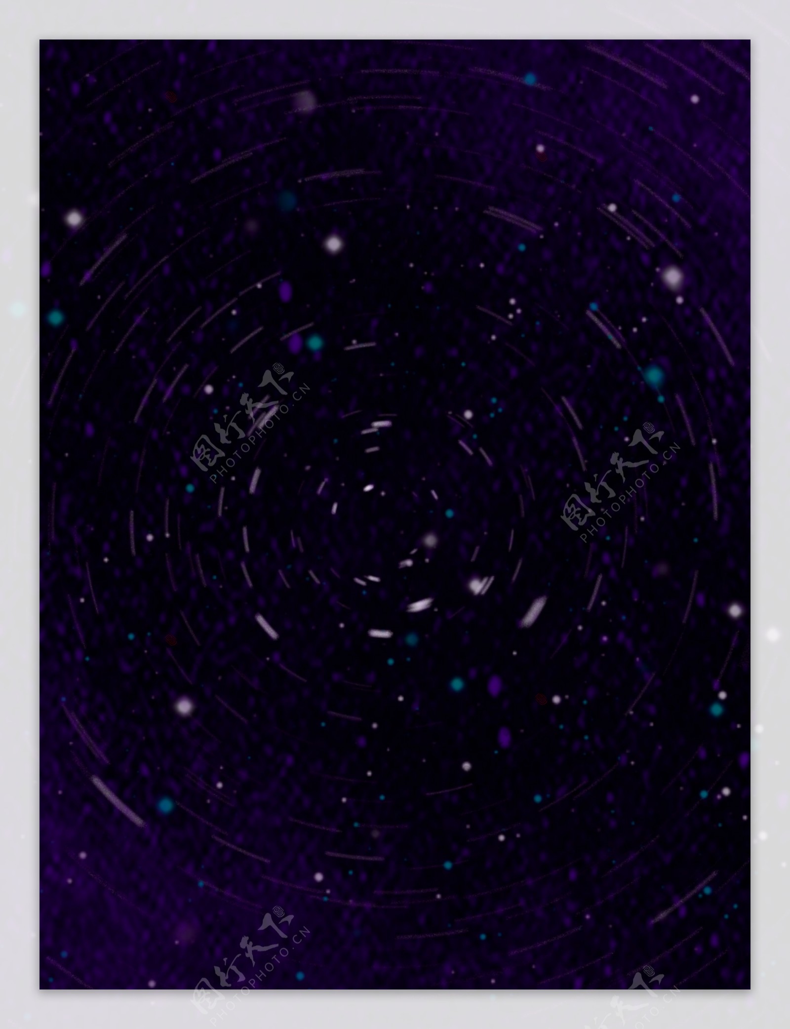 纯原创大气紫色宇宙星空科技风唯美背景素材