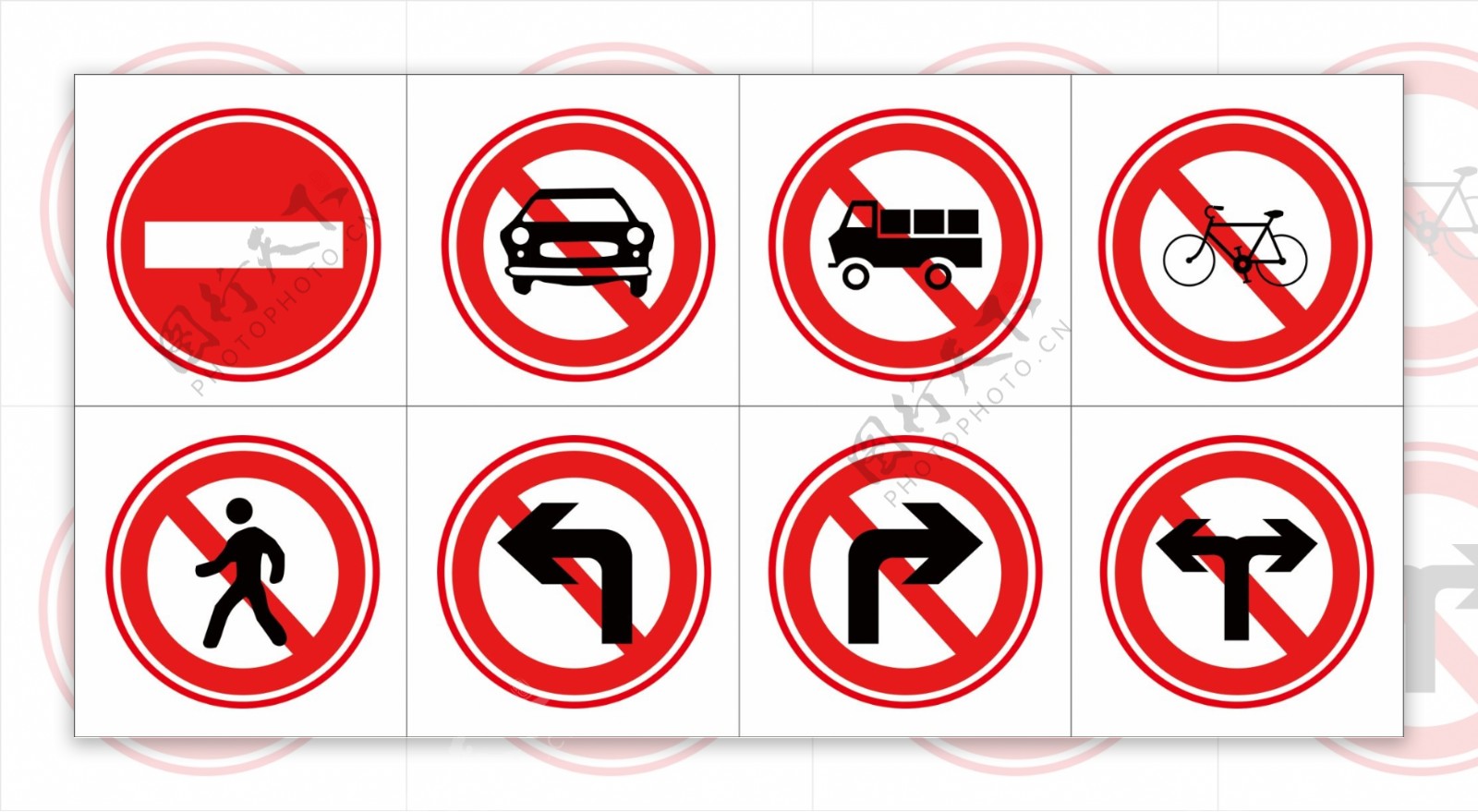 交通禁止标志