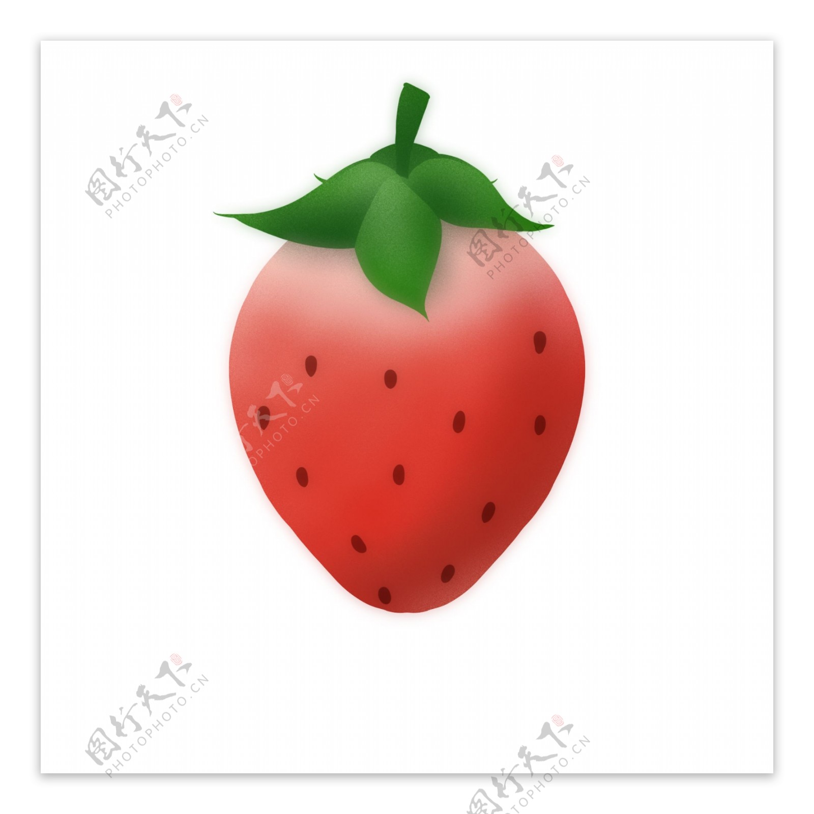 可爱水果草莓元素