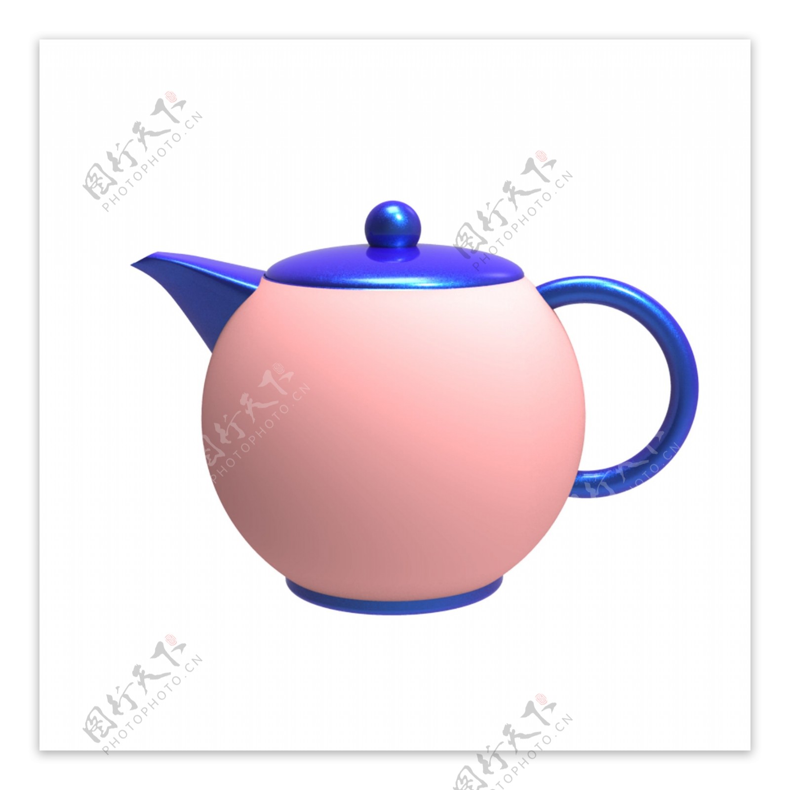 粉嘟嘟的小茶壶图案