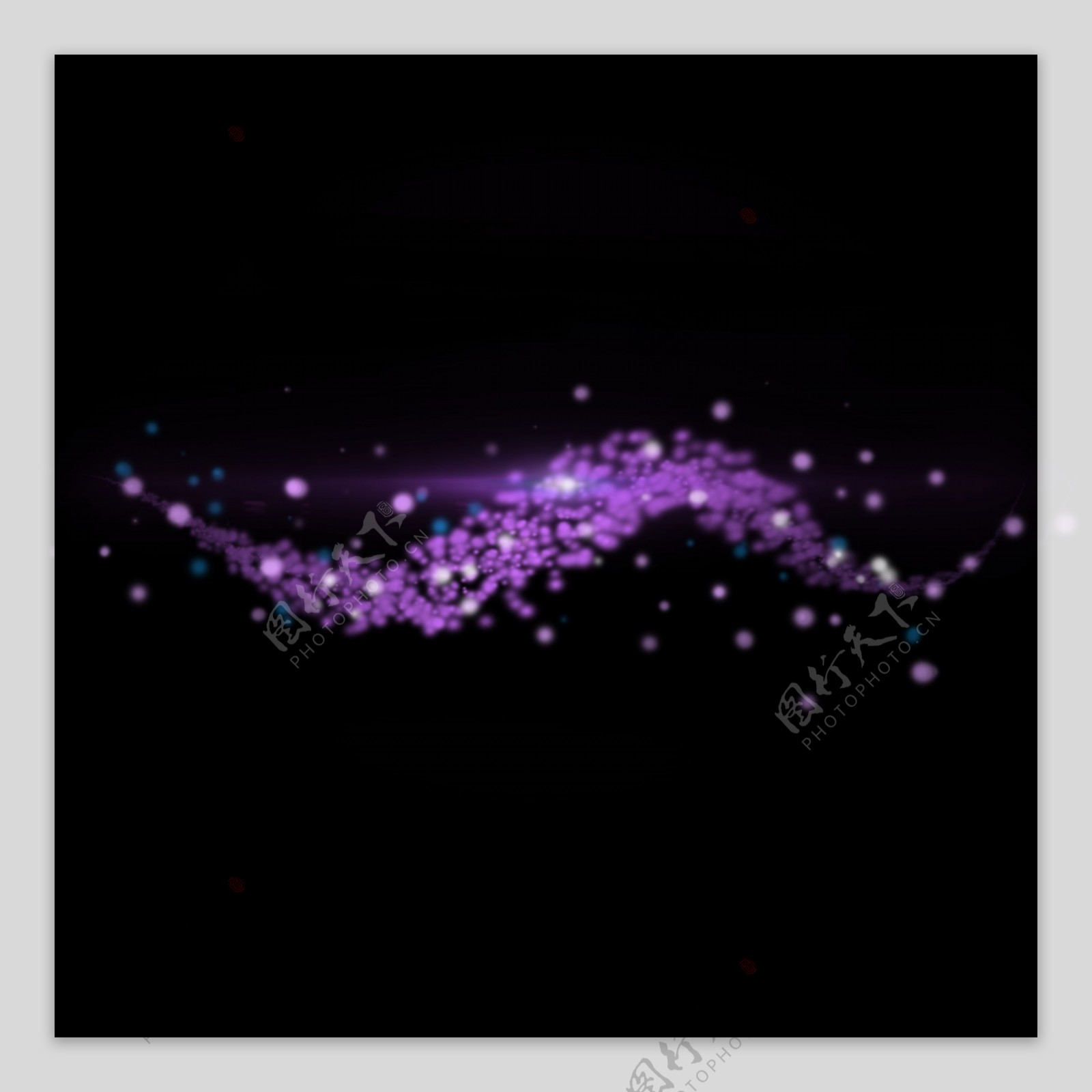 紫色时尚梦幻粒子闪光