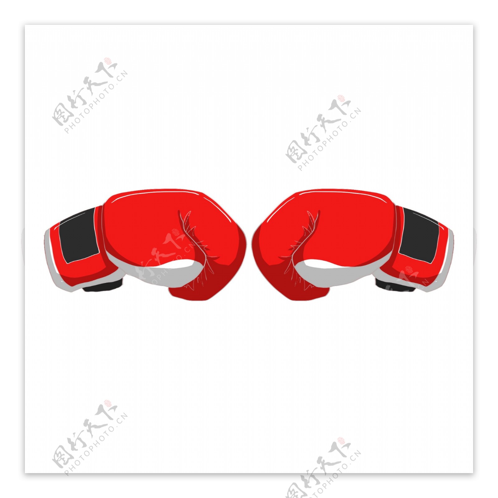 红色可爱拳击手套