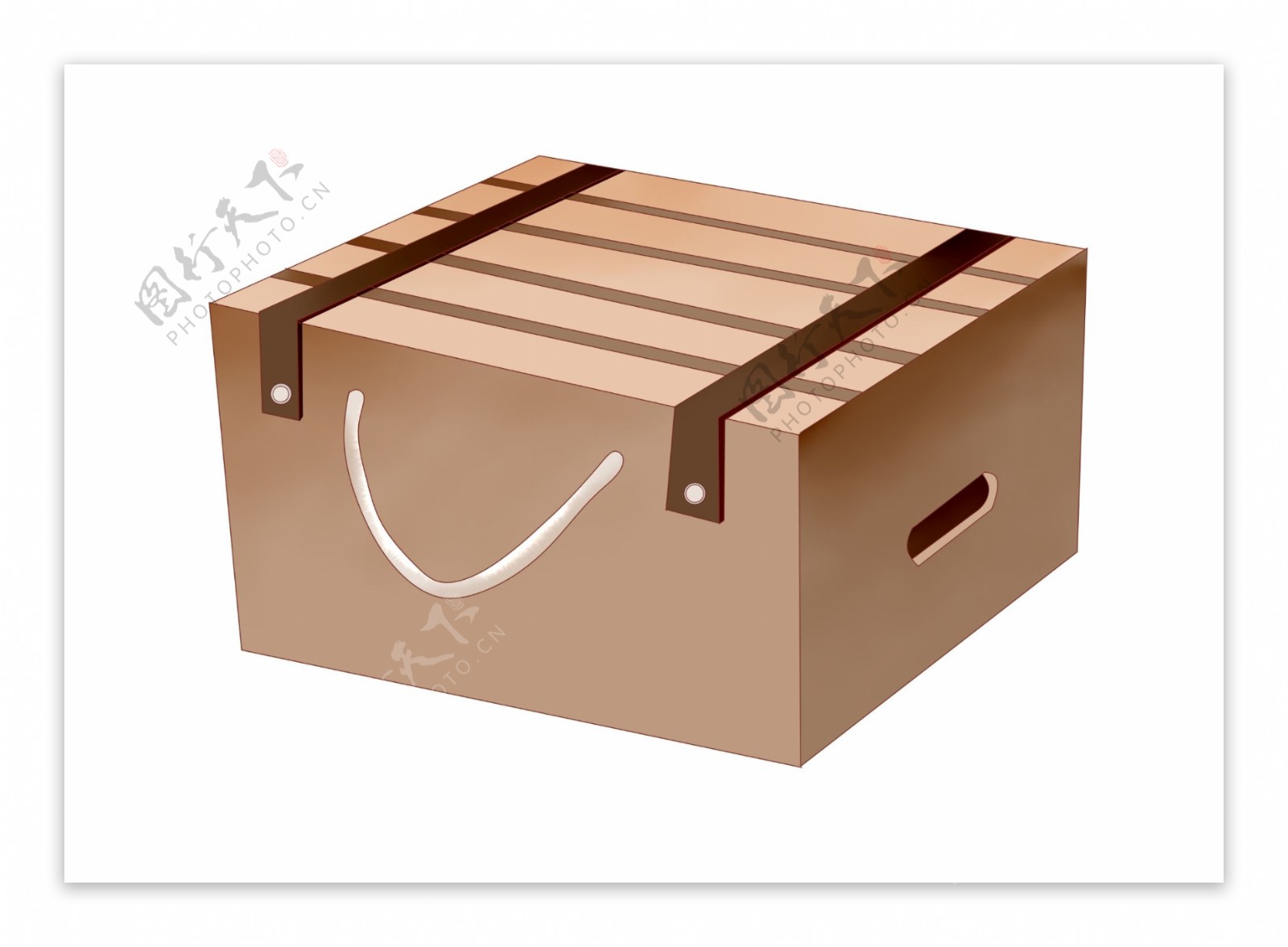 木质运输箱子插图