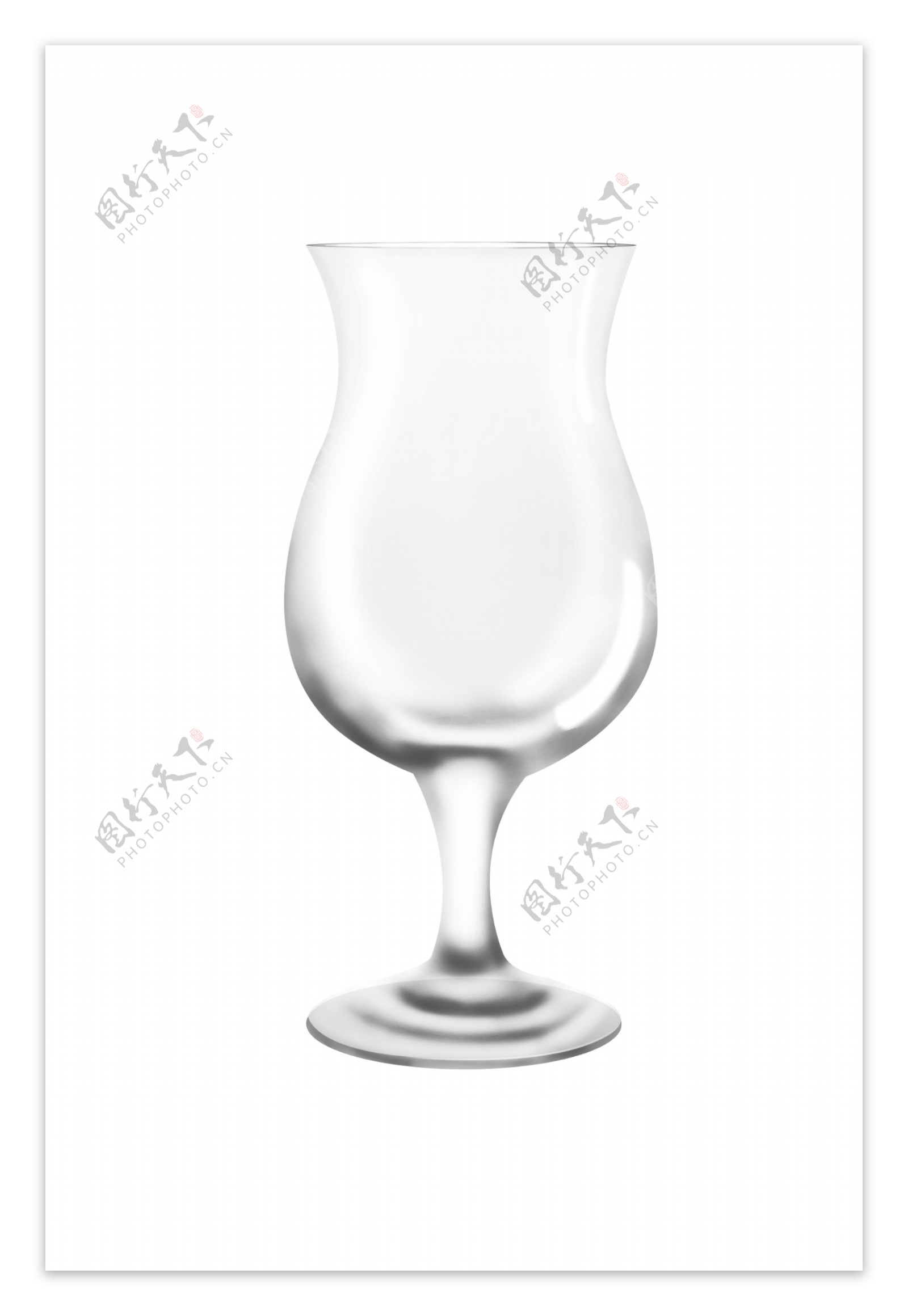 玻璃容器酒杯插画