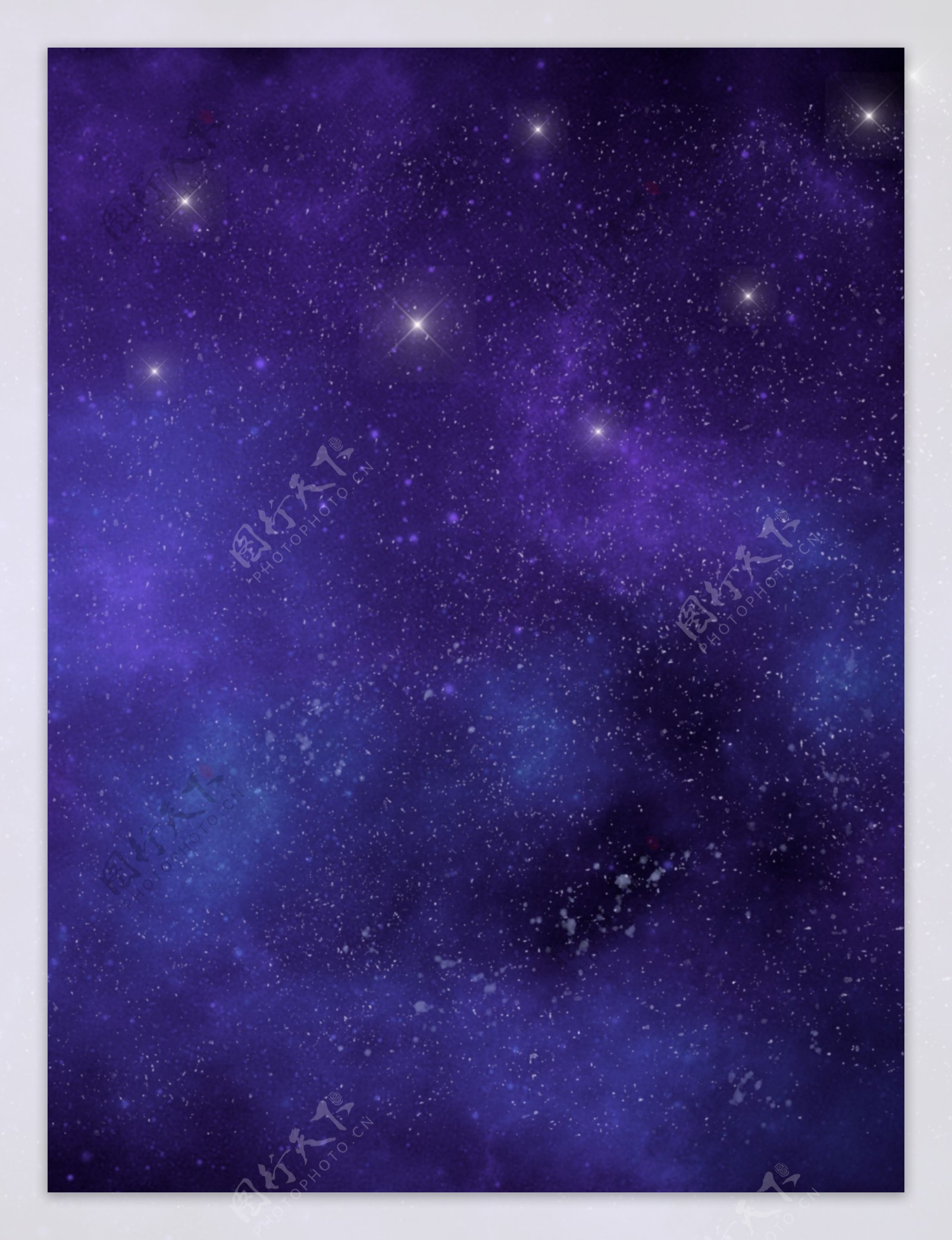 星空夜晚梦幻紫色底图