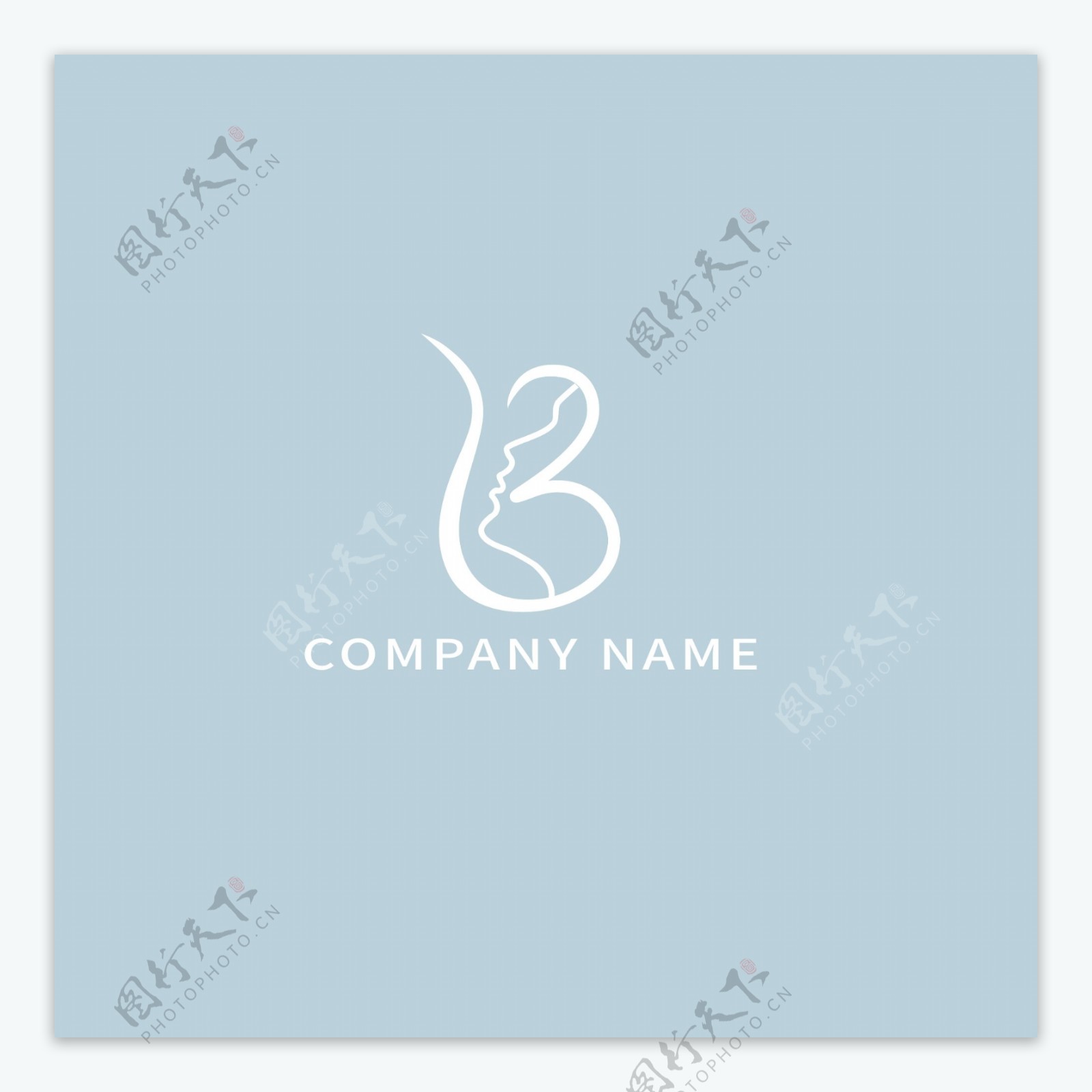 原创B字母logo美容美妆行业logo