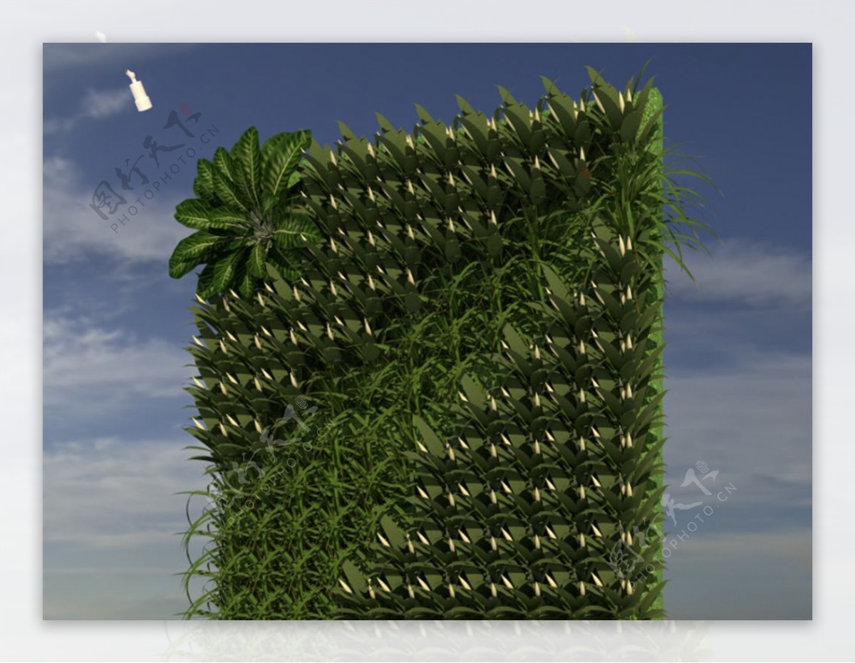 植物墙模型