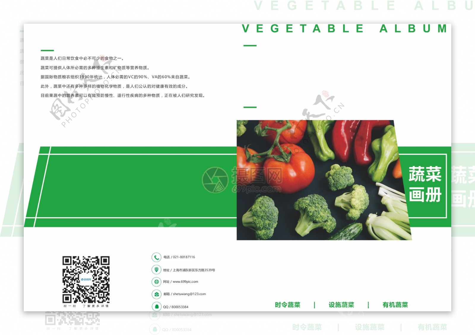 蔬菜画册封面设计