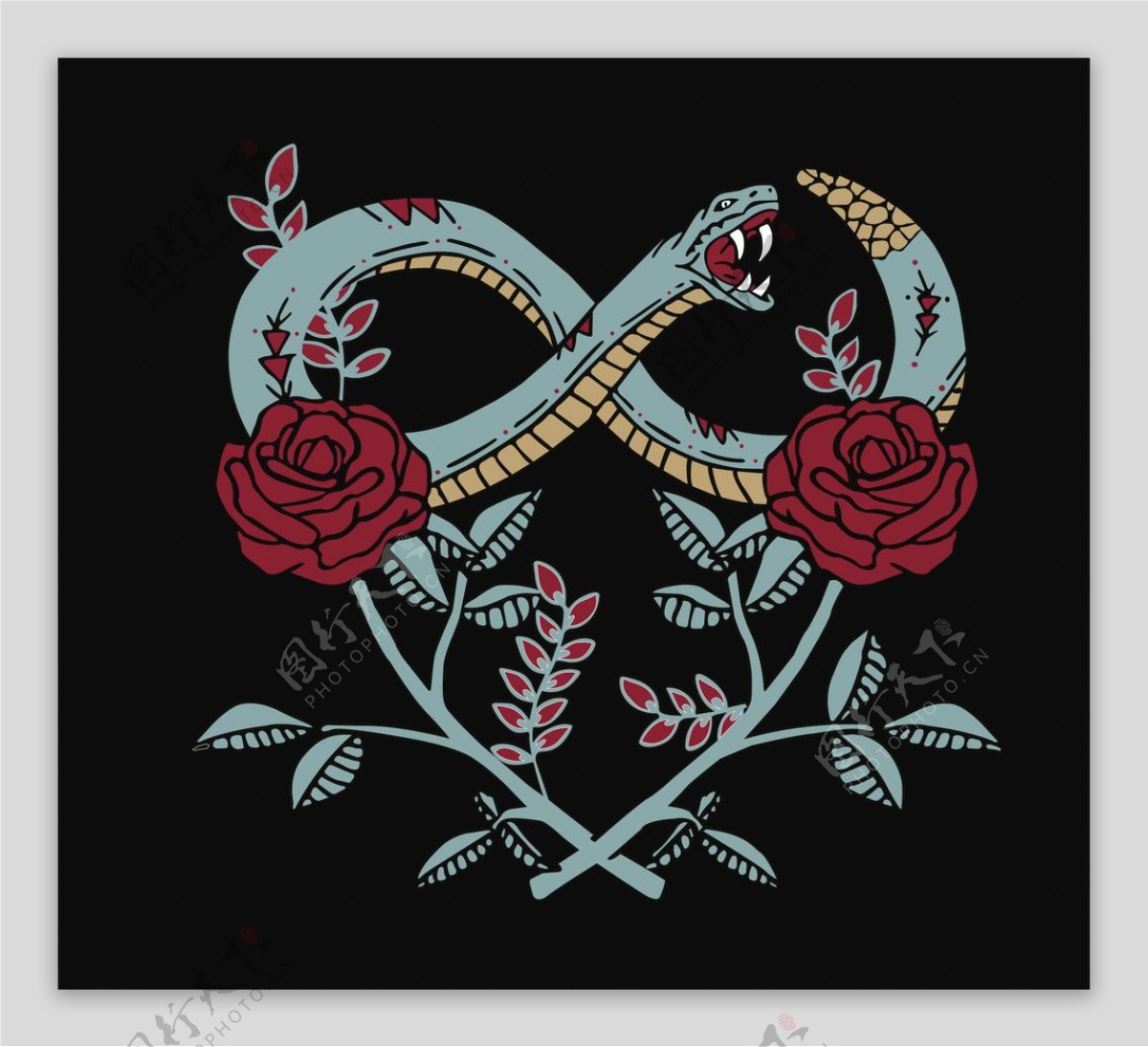 蛇与玫瑰