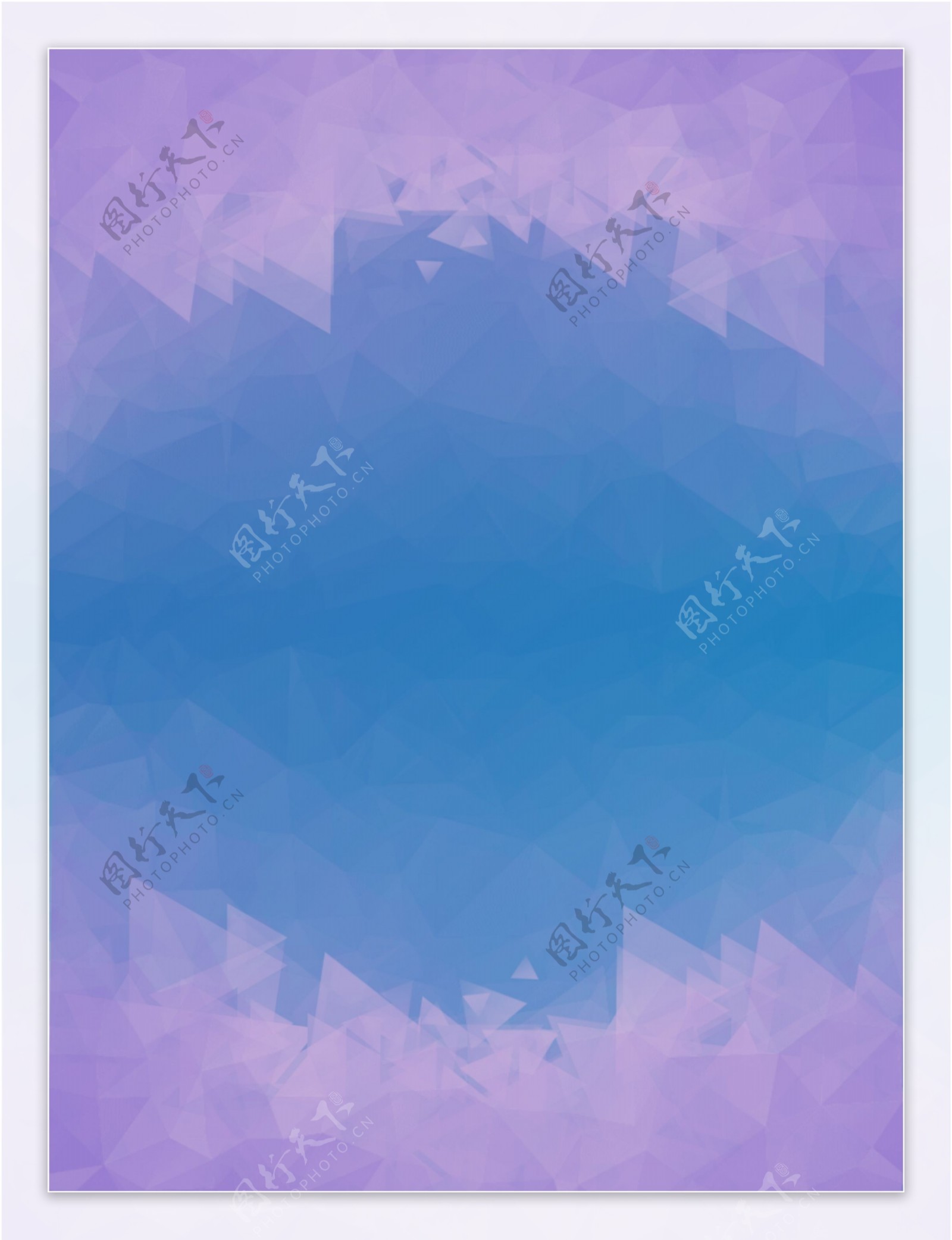 紫蓝三角背景素材